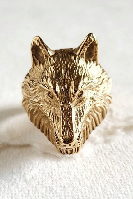 Bisjoux wolf ring