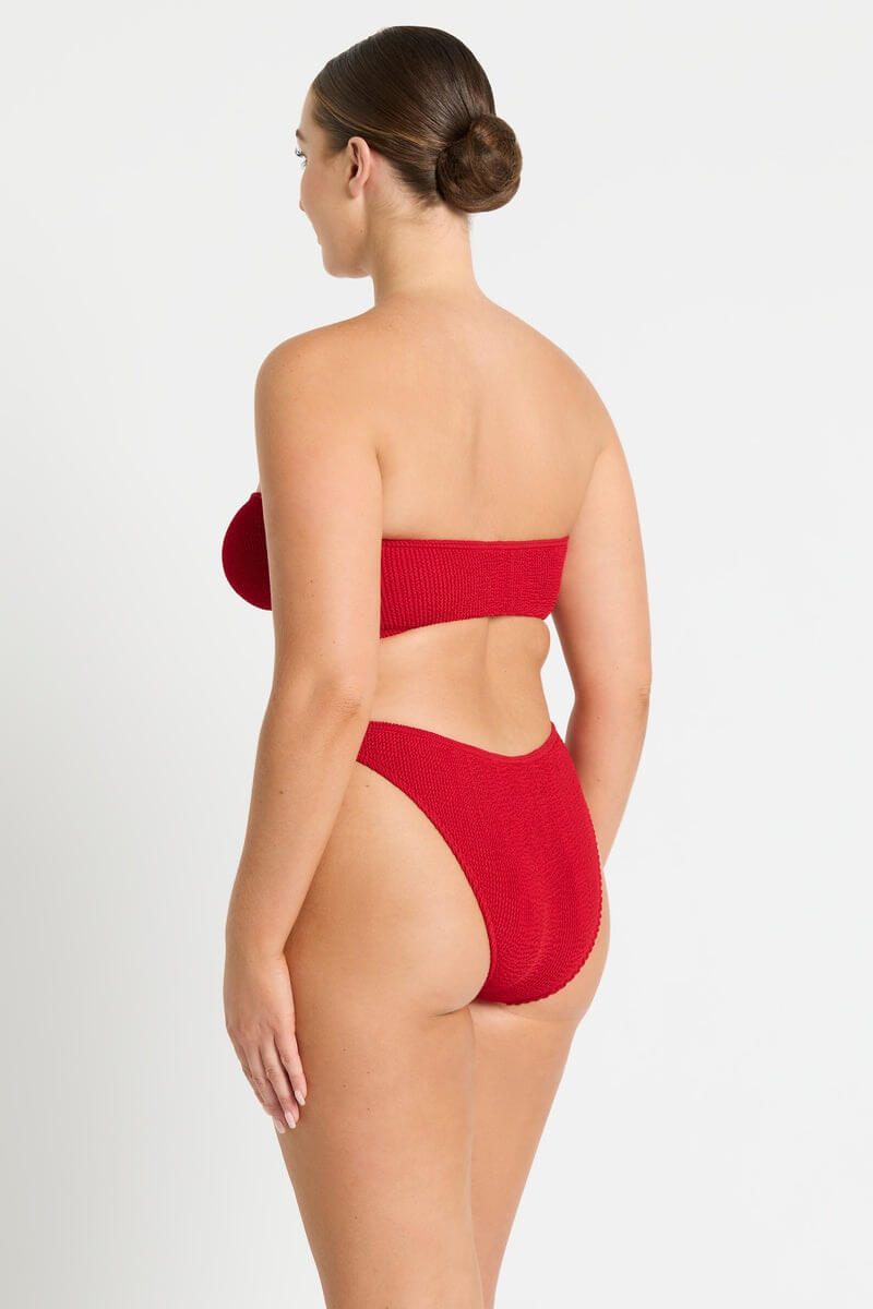 Bond Eye Swim blake bandeau in baywatch red