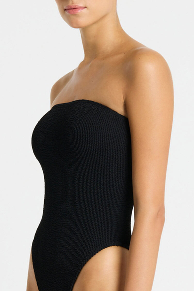 Bond Eye Swim Fane One Piece in black recycled