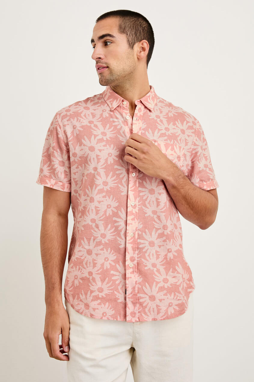 Rails Carson Shirt in perennial pink