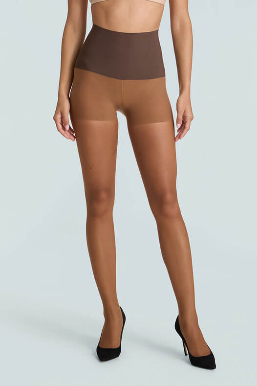 Commando The Essential Sheer Control Tights in espresso