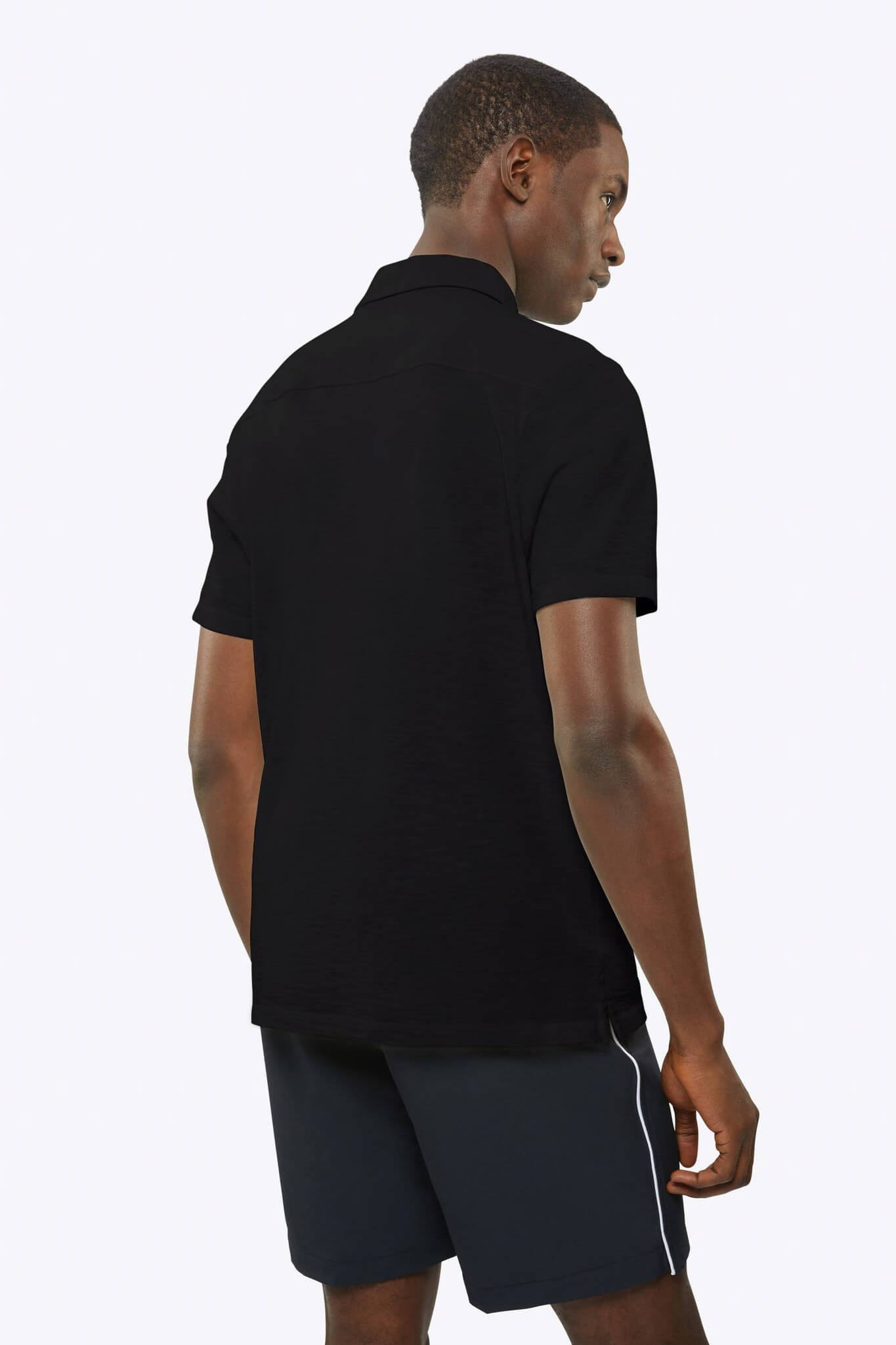 Cuts Riva Slub Polo in black