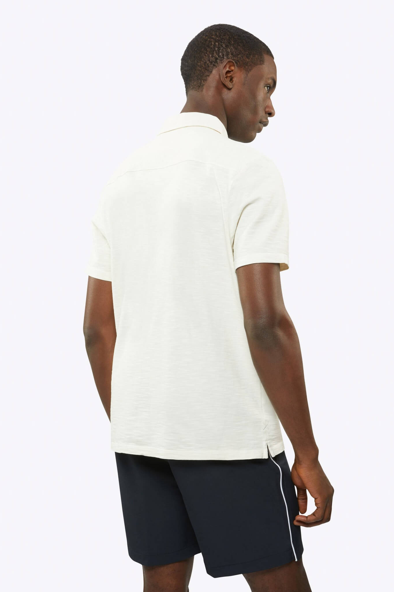 Cuts Riva Slub Polo in bone