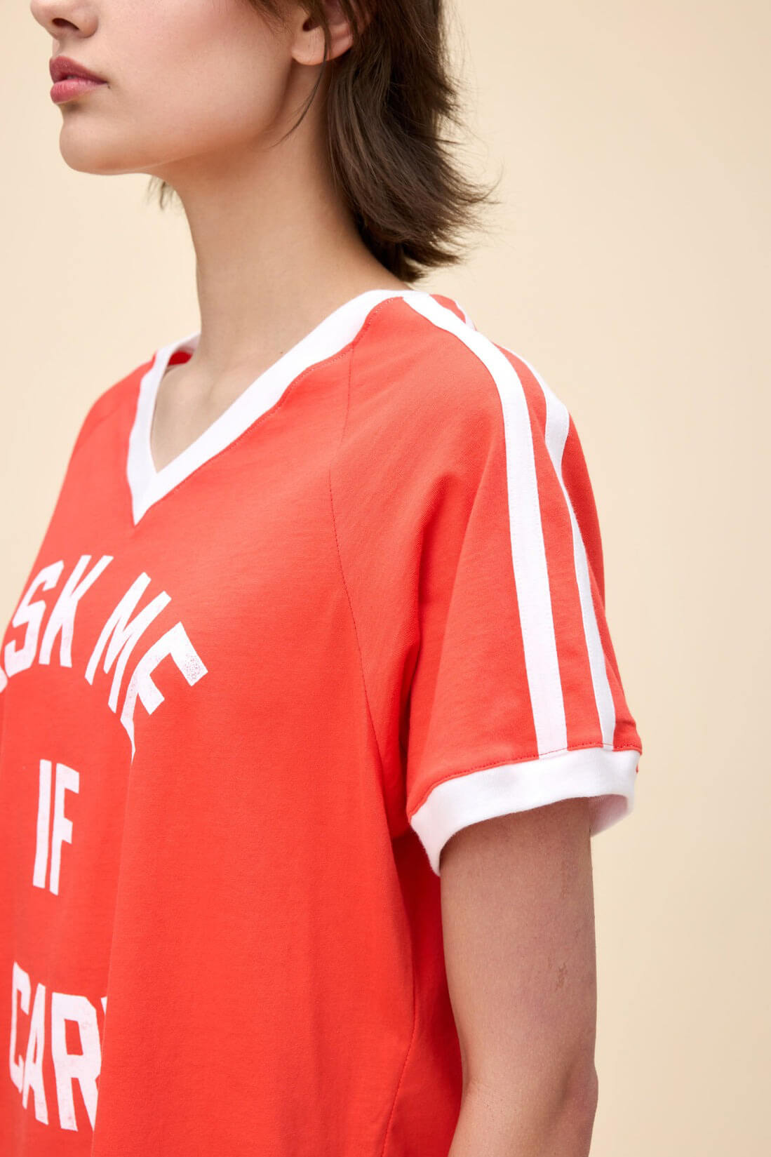 Daydreamer Tees ask me if i care club tee in watermelon combo