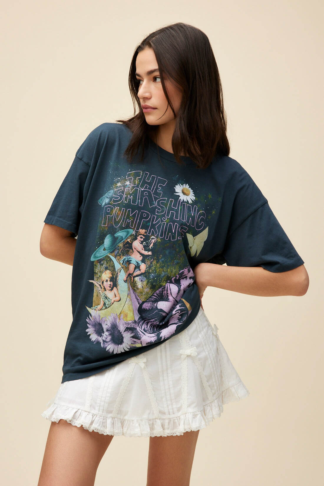 Daydreamer Tees Smashing Pumpkins infinite sadness tee in vintage black