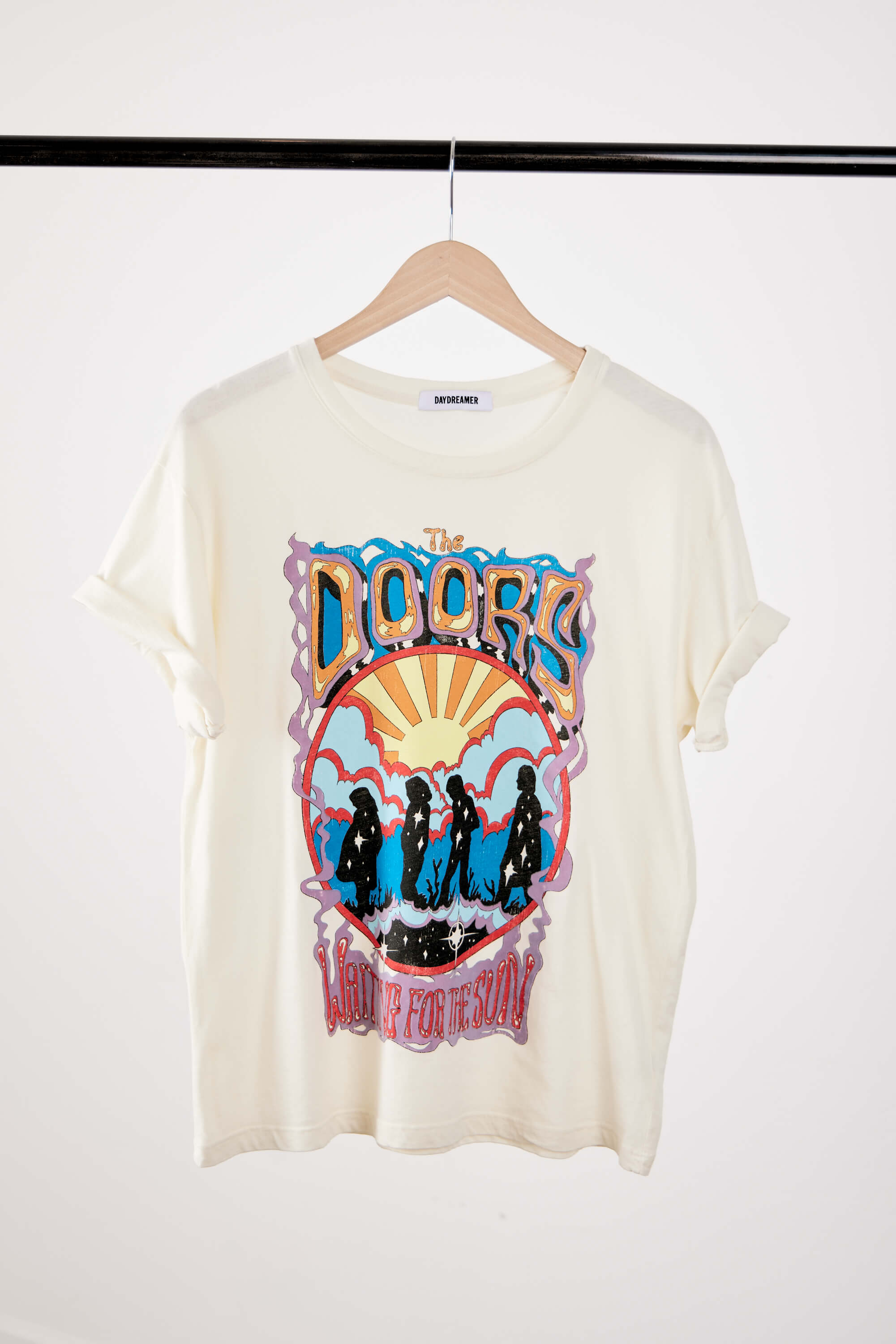 white the doors short sleeve graphic band tee