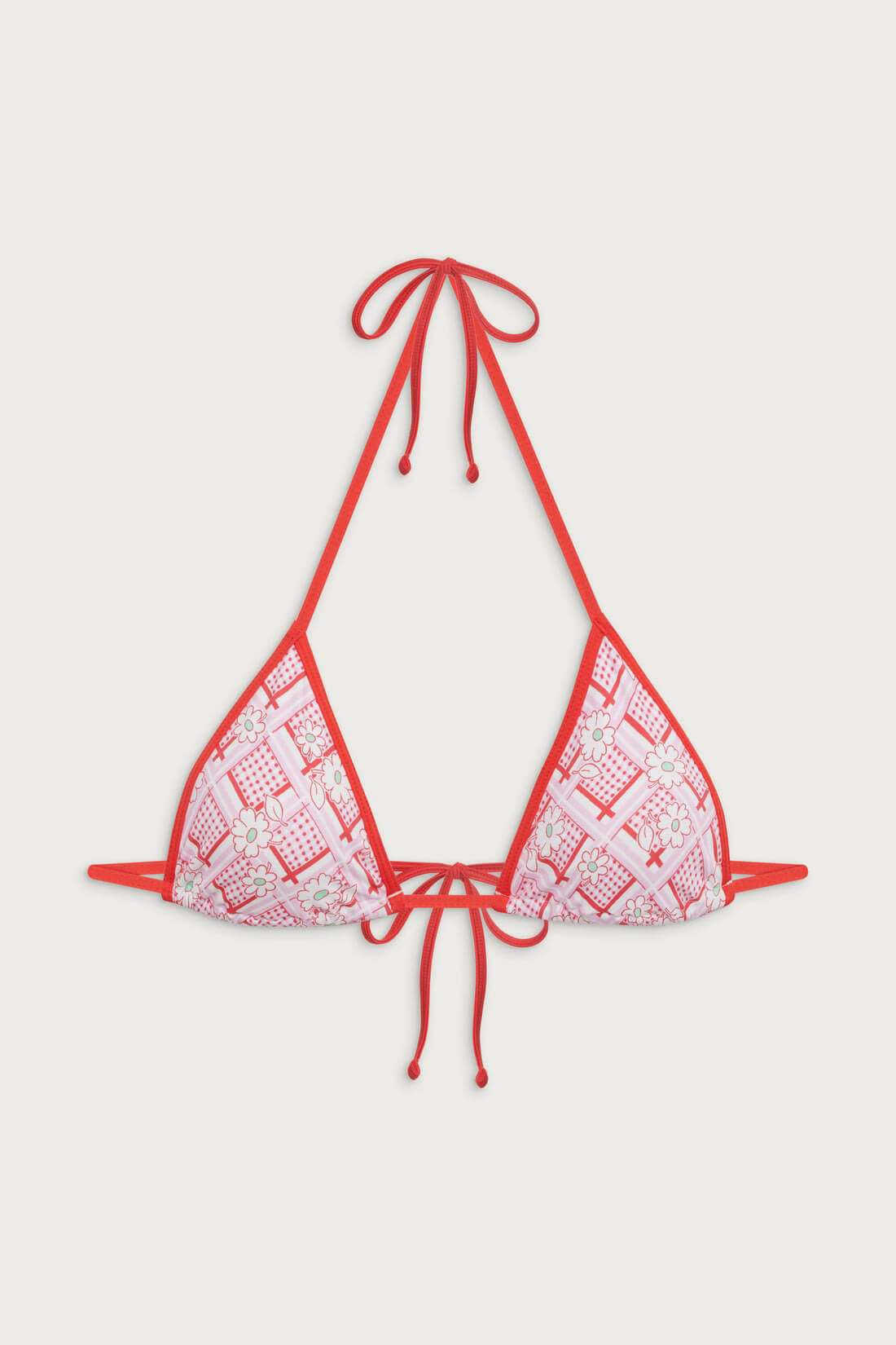 Frankies Bikinis Nick top in red rover