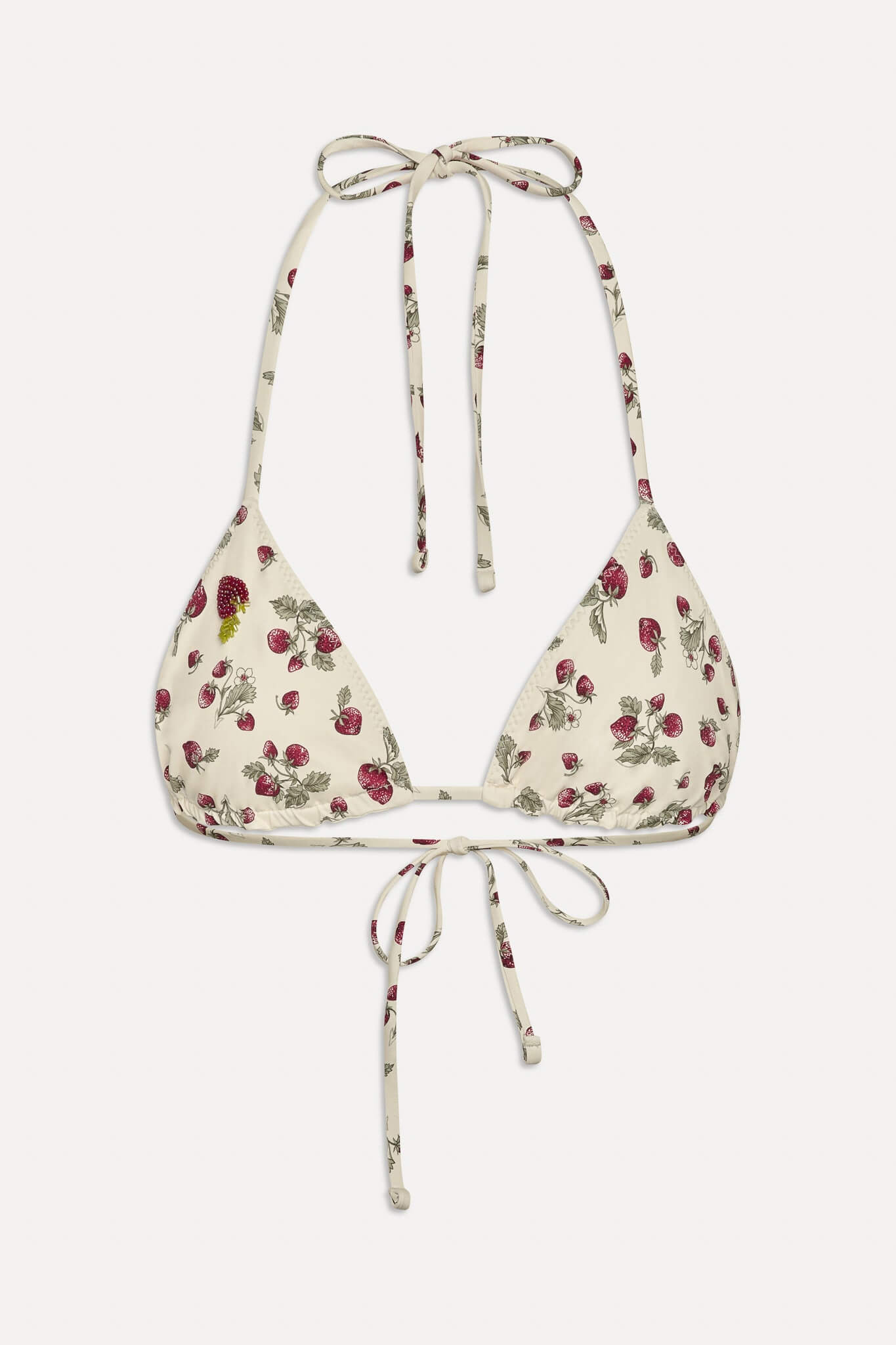 Frankies Bikinis nick top in strawberry field