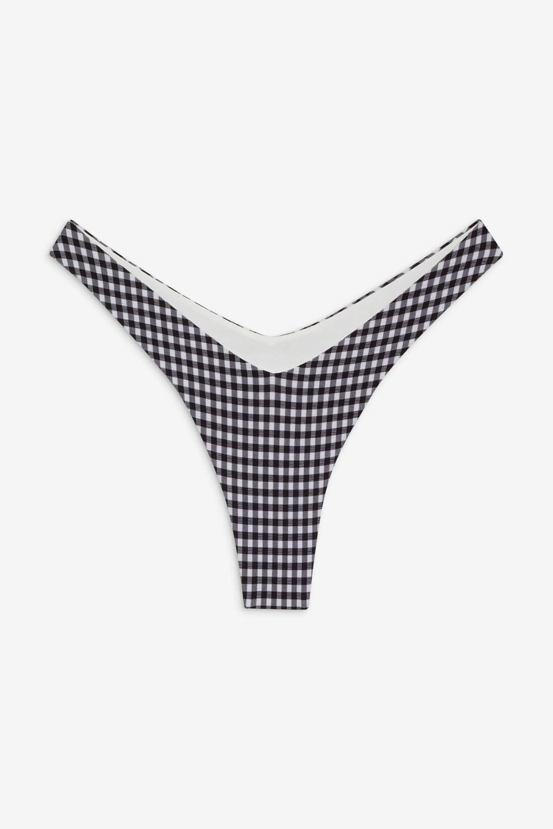 Frankies Bikinis enzo bottom in blackberry gingham