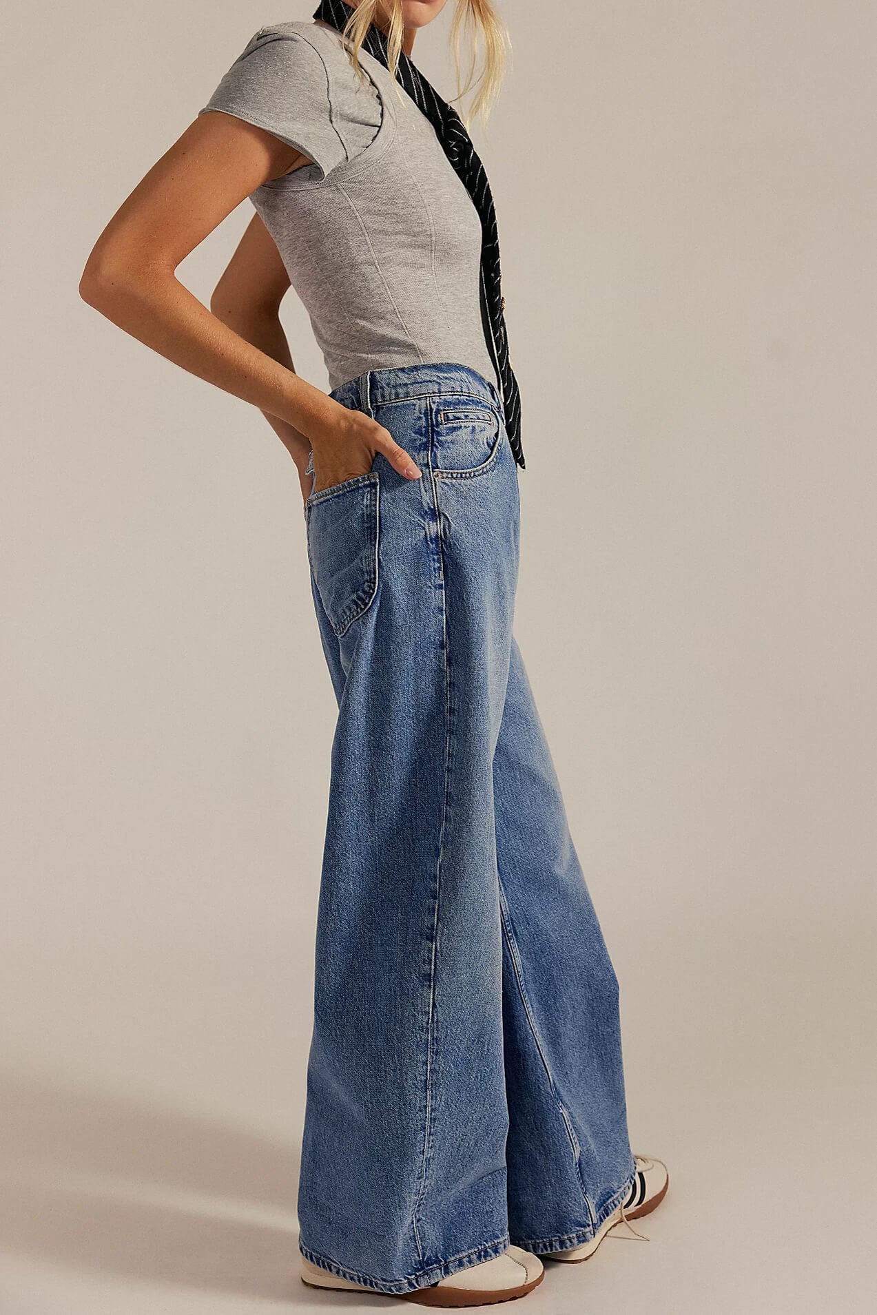 Free People Alia Wide Leg in beacon