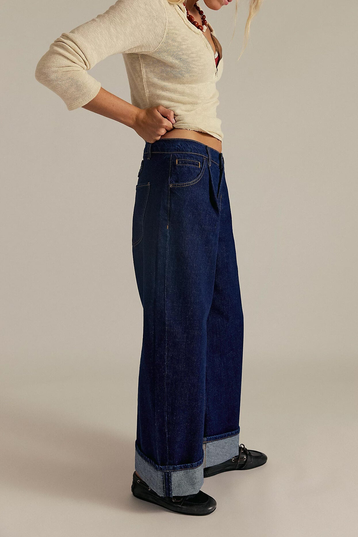 Free People Alia Wide Leg in hawthorne