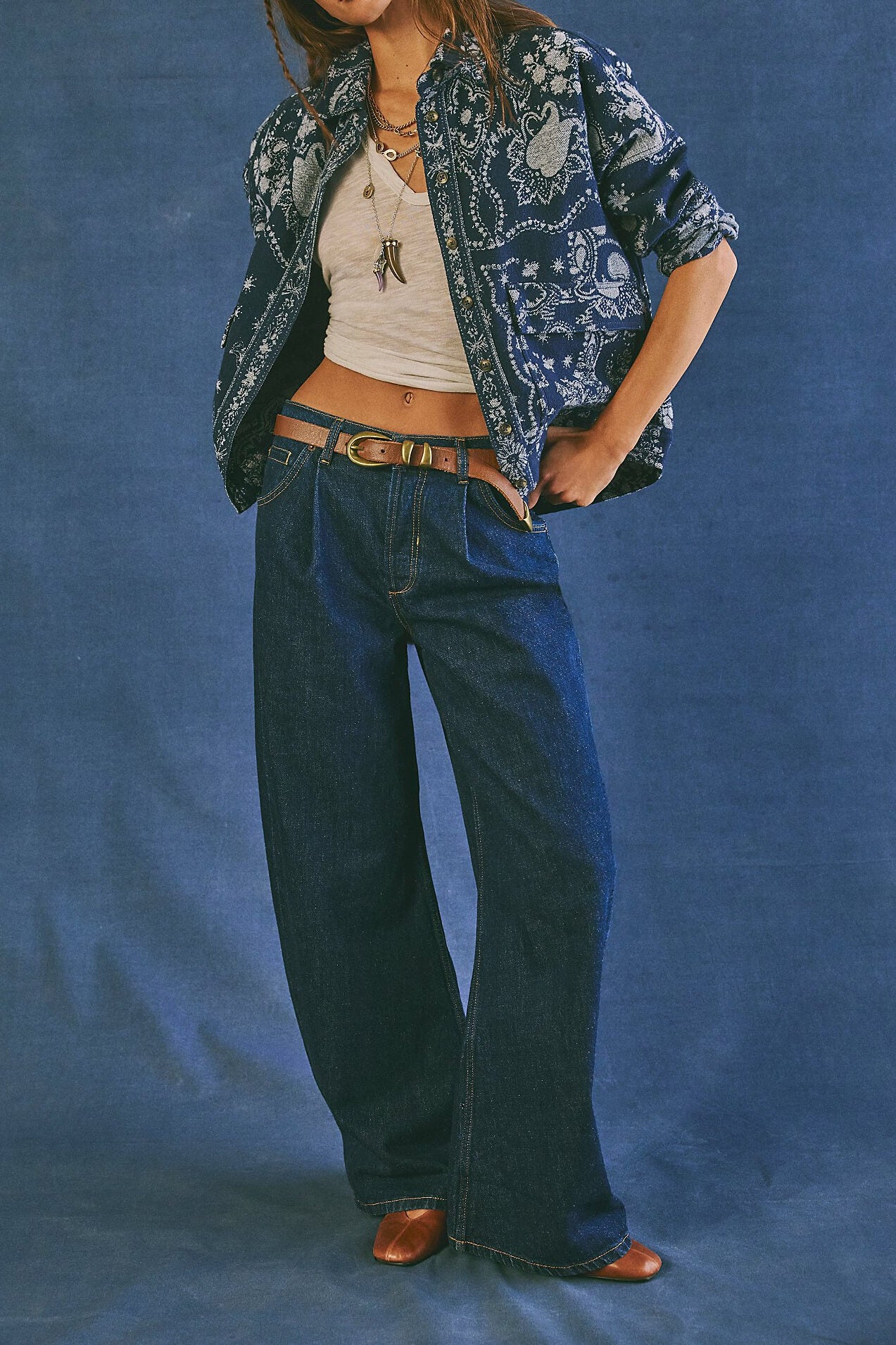Free People Alia Wide Leg in hawthorne
