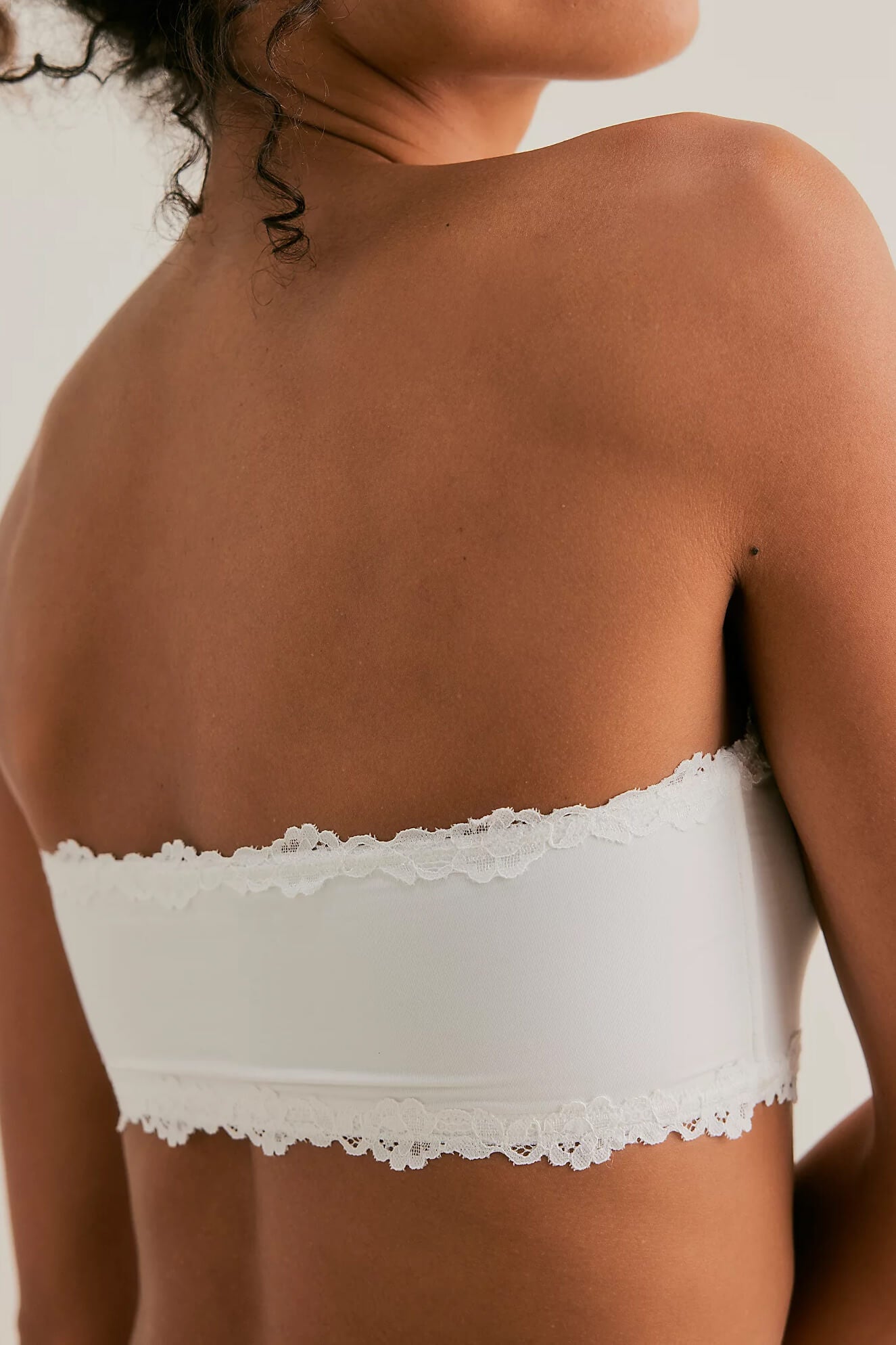 Free People Charlie Bandeau in clean ivory