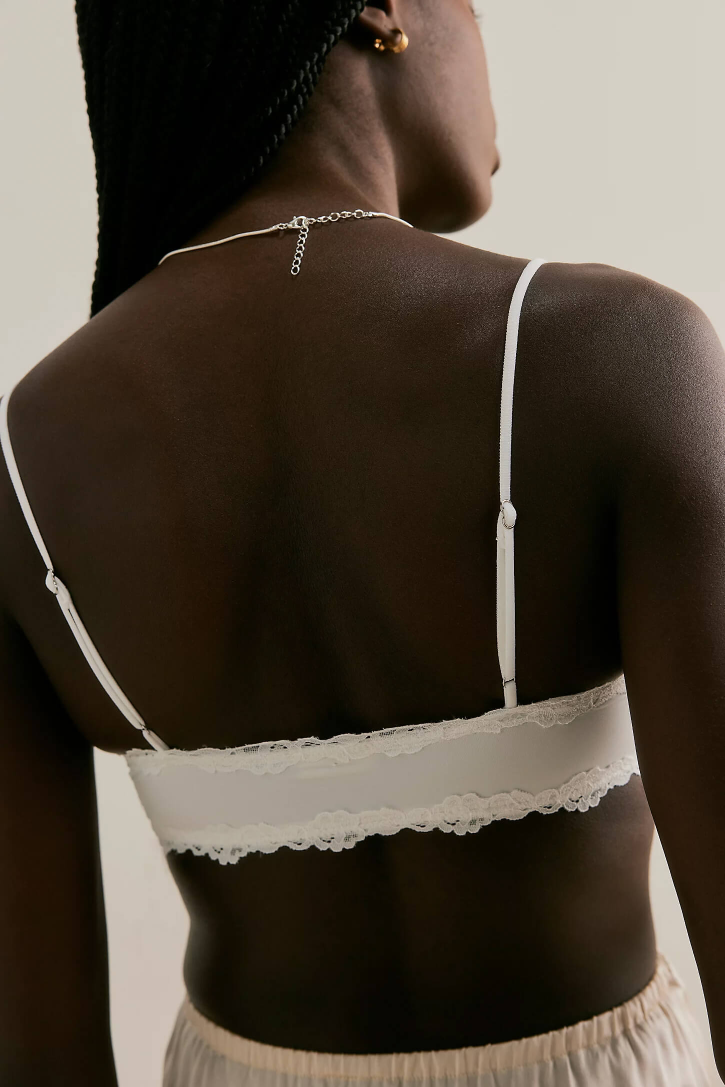 Free People Charlie V Bralette in ivory