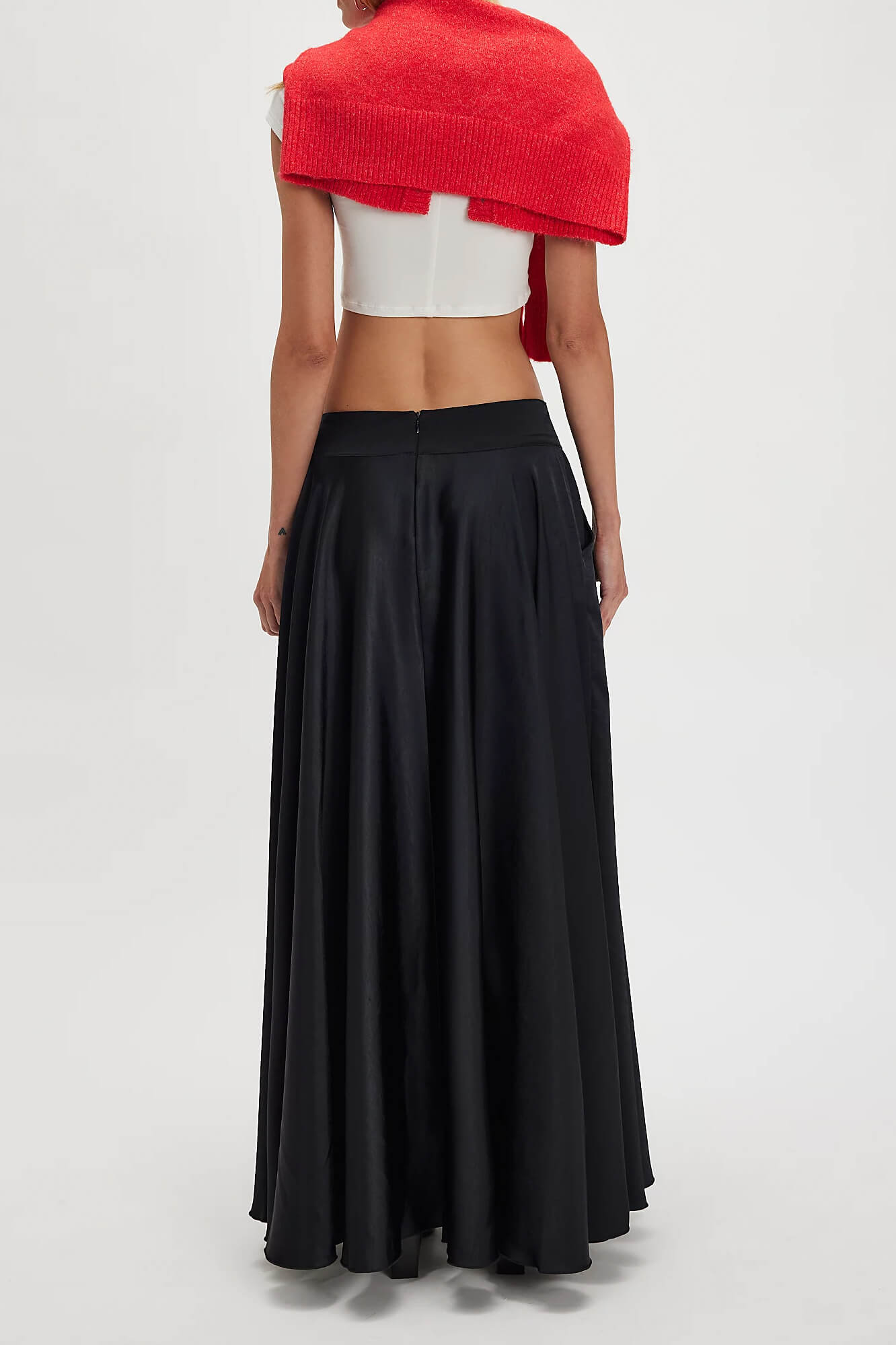 Free People Chilco Maxi Skirt in black