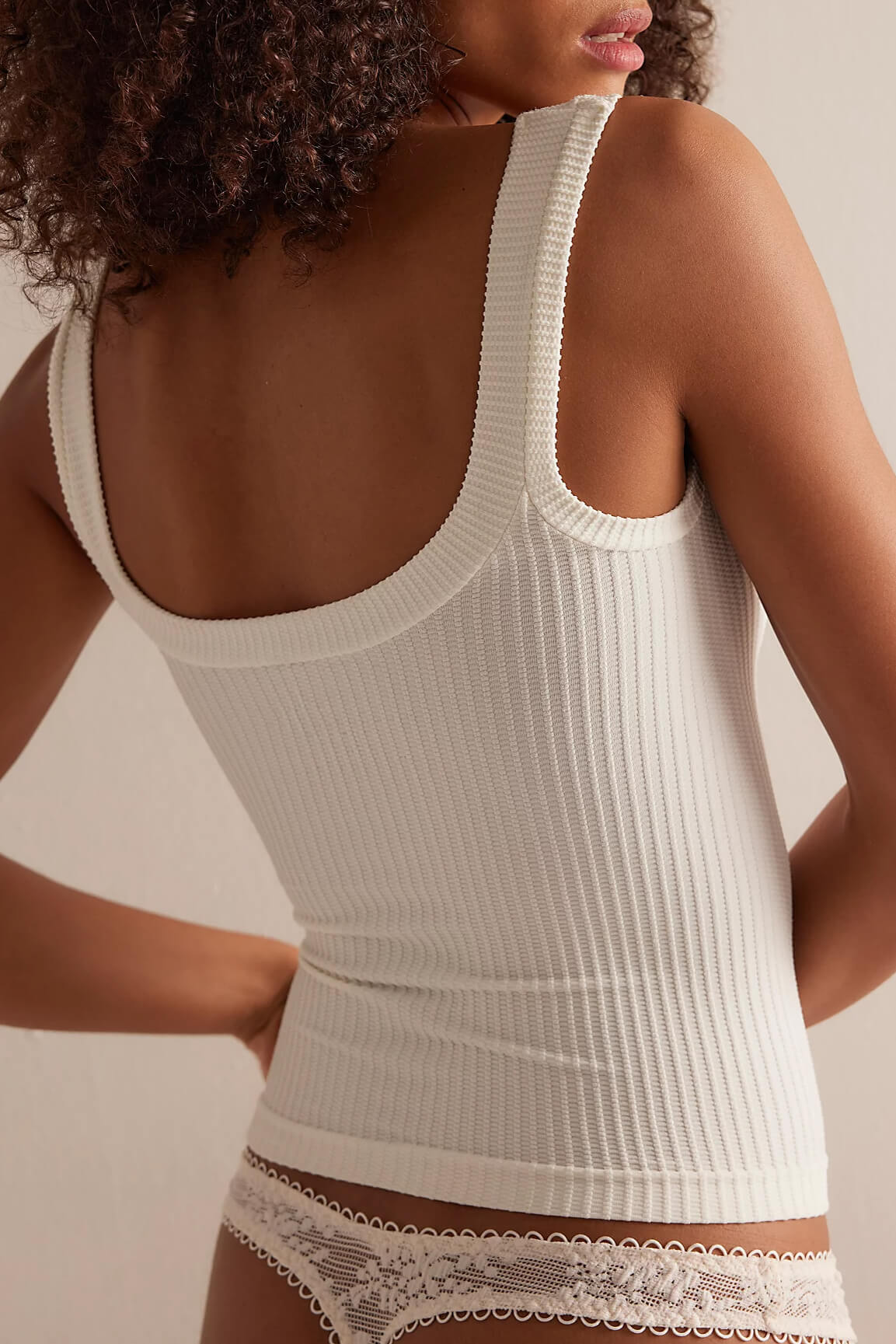 Free People clean slate henley in ivory