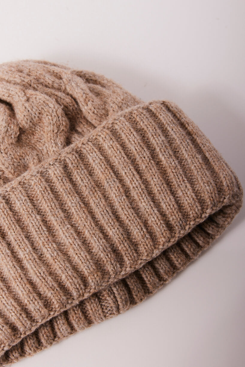 Free People coast line beanie in oatmeal