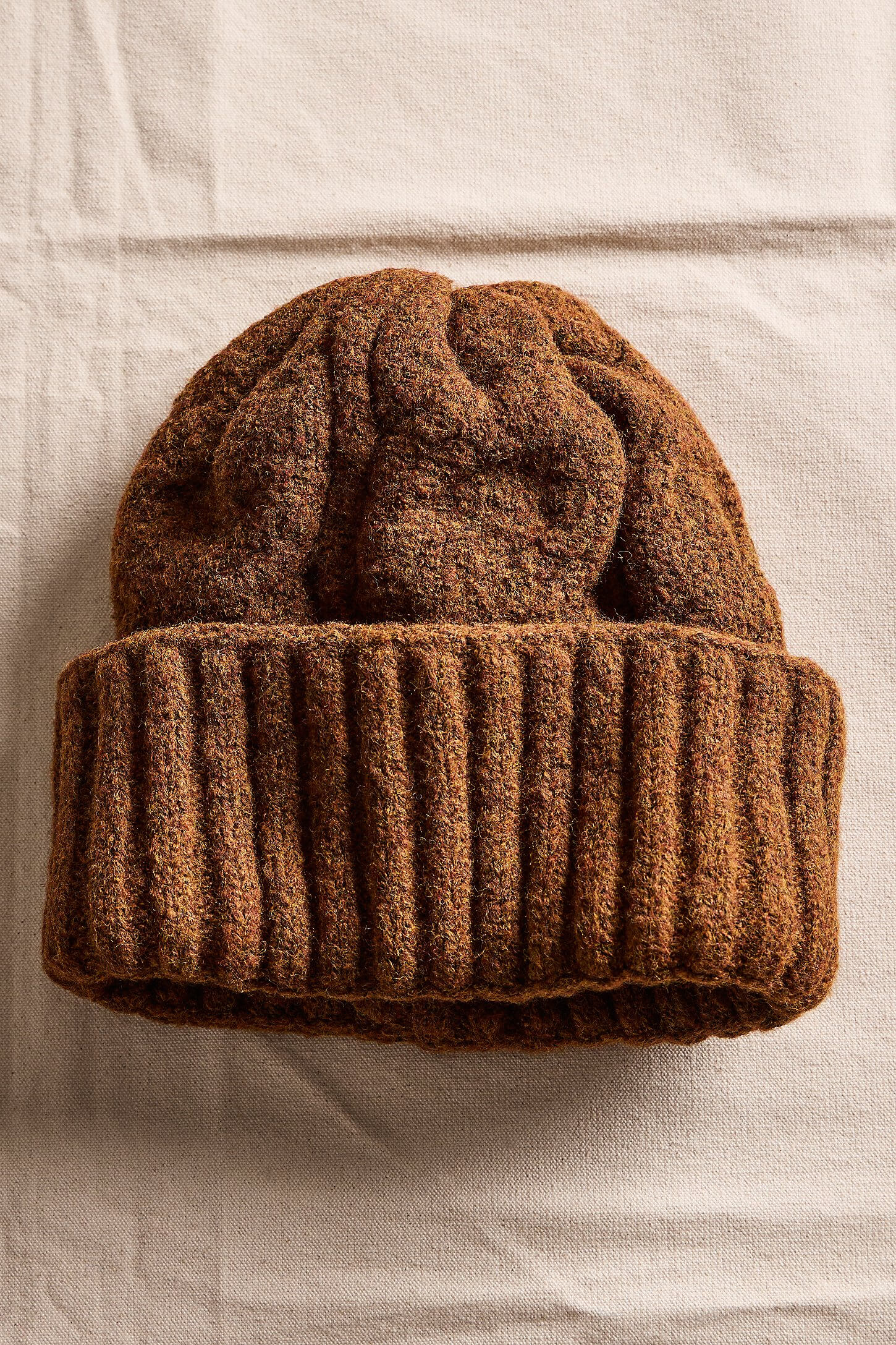 Free People Coast Line Beanie in coffee