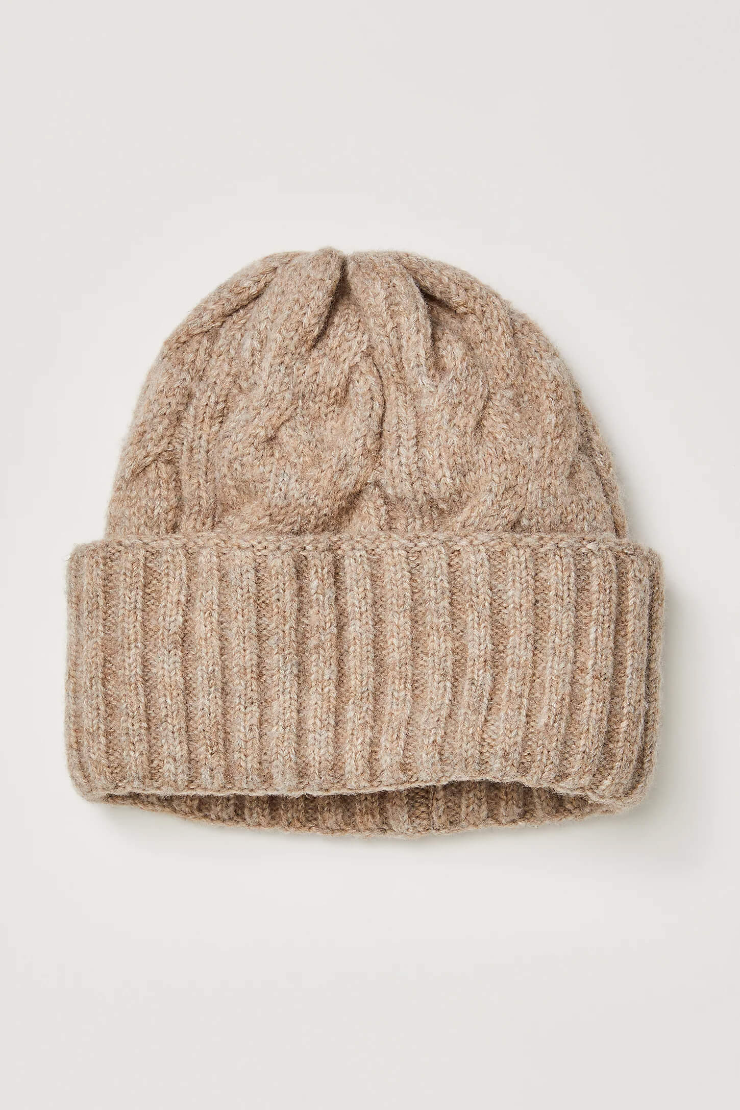Free People Coast Line Beanie in fawn
