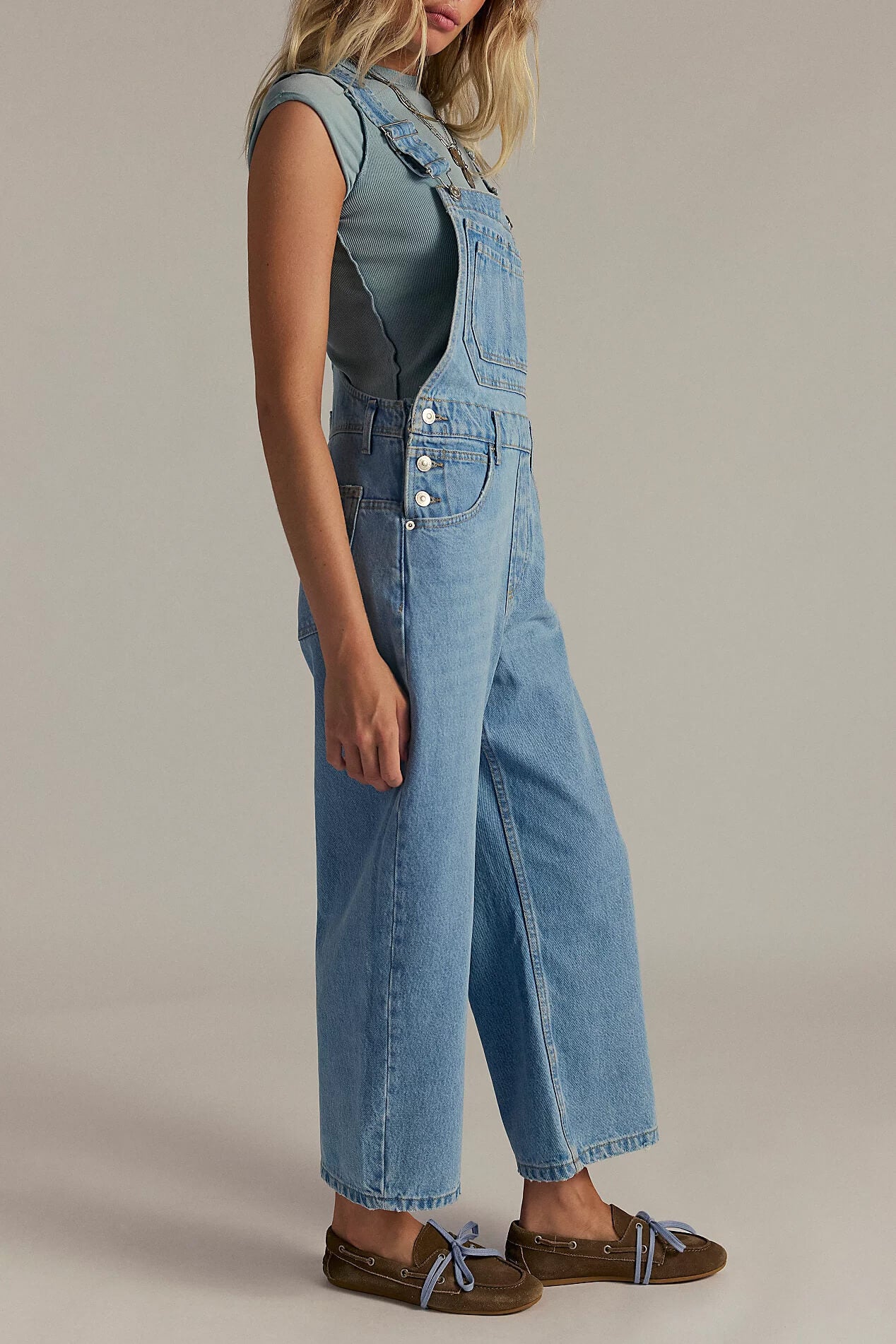 Free People Deep Trance Overalls in tunnel vision