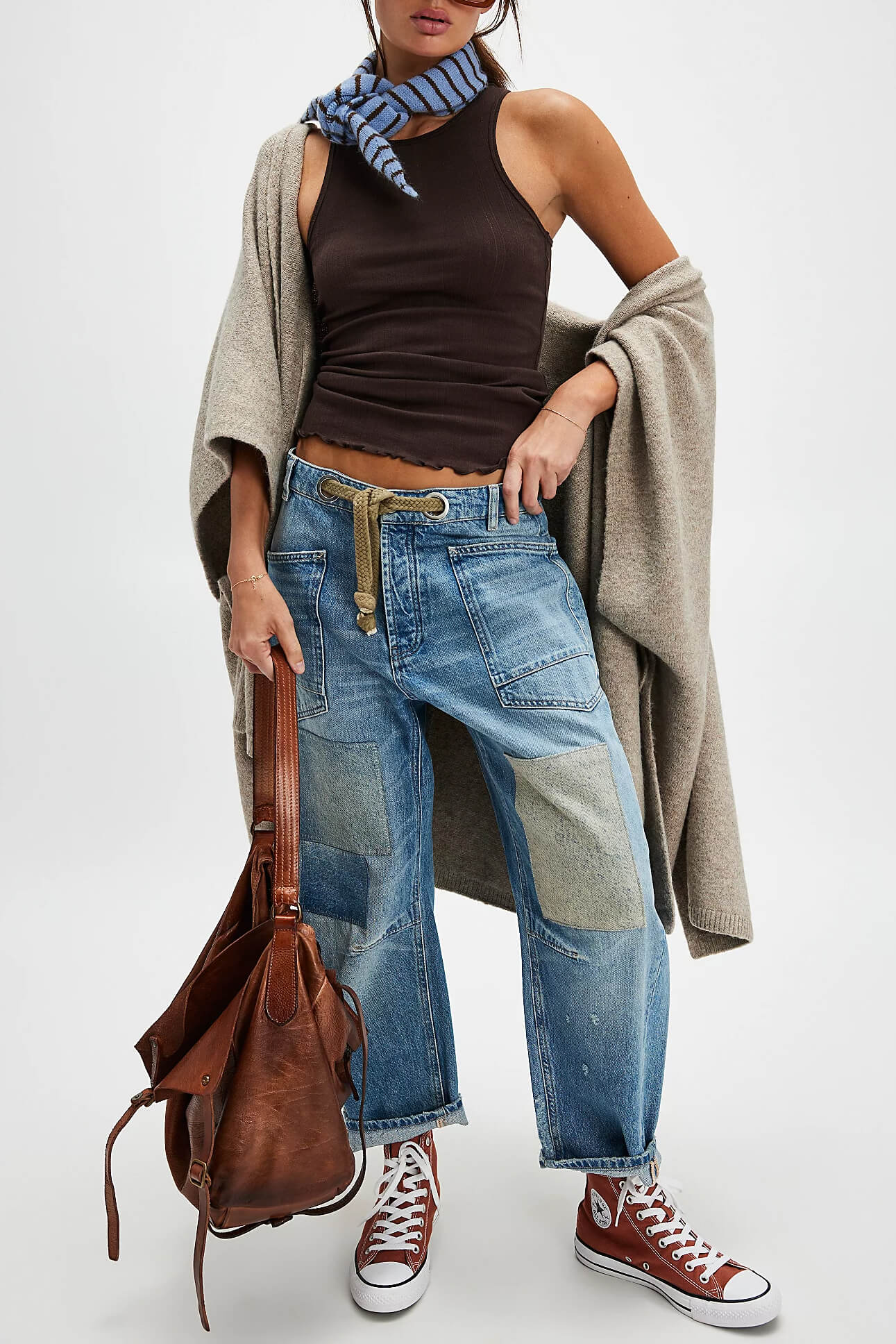 Free People fresh in love tank in brown