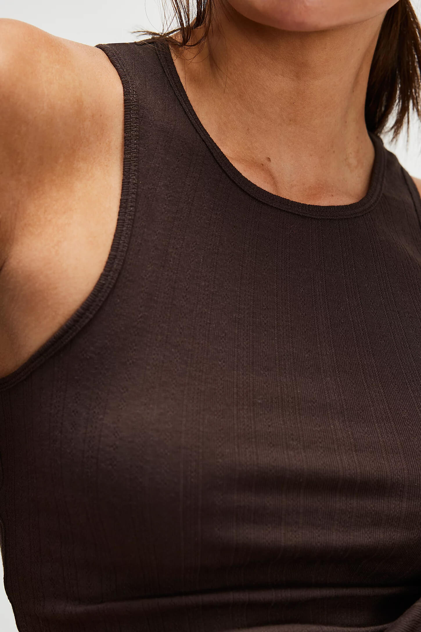 Free People fresh in love tank in brown