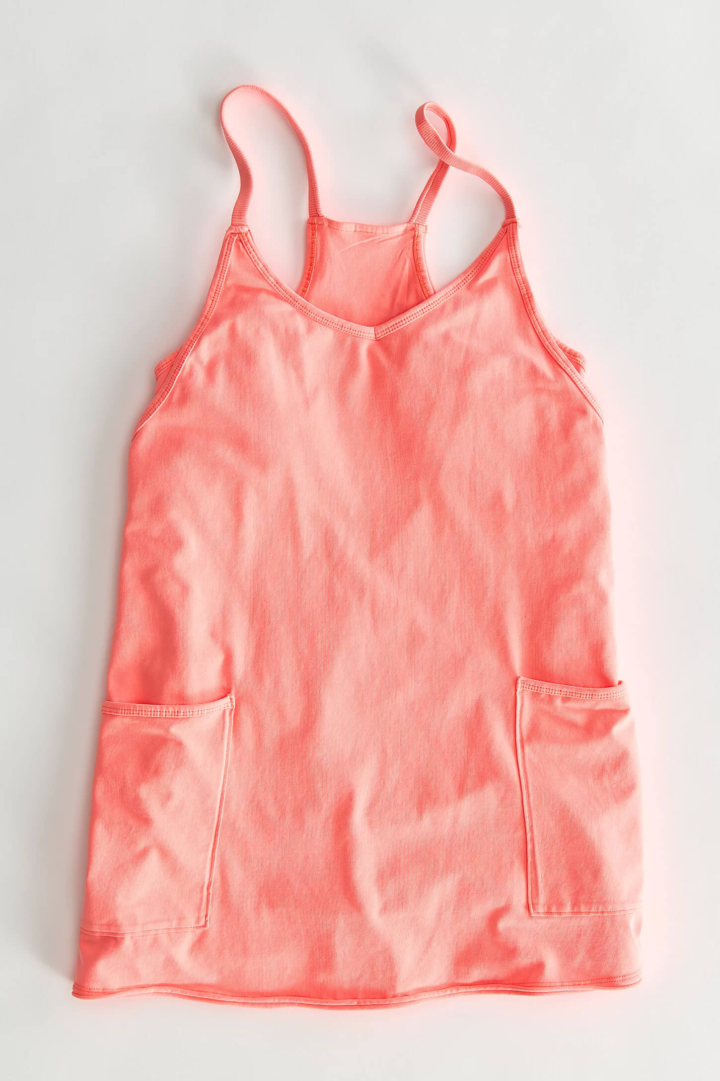 Free People hot shot mini in neon coral