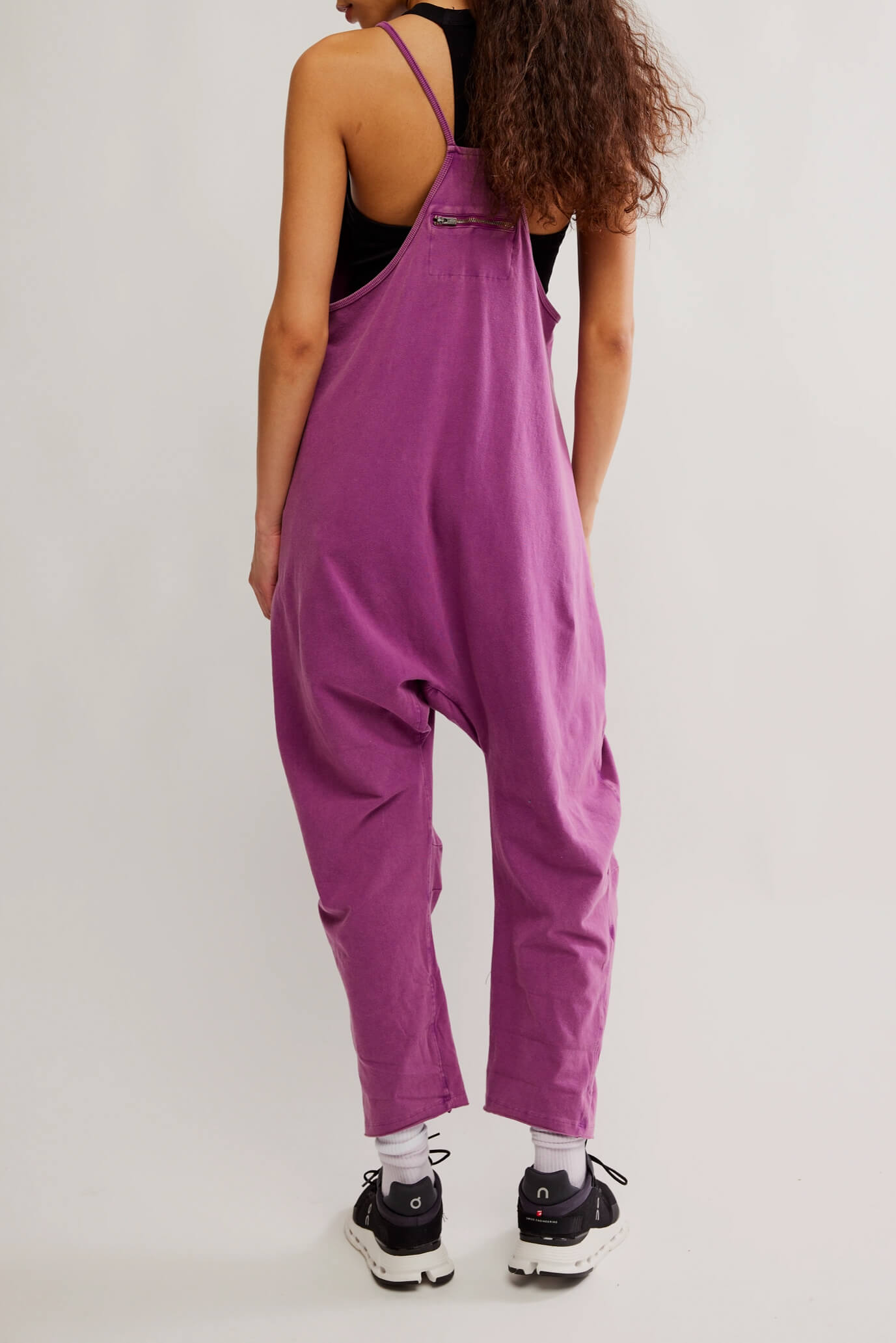 Free People hot shot onesie in deep mulberry