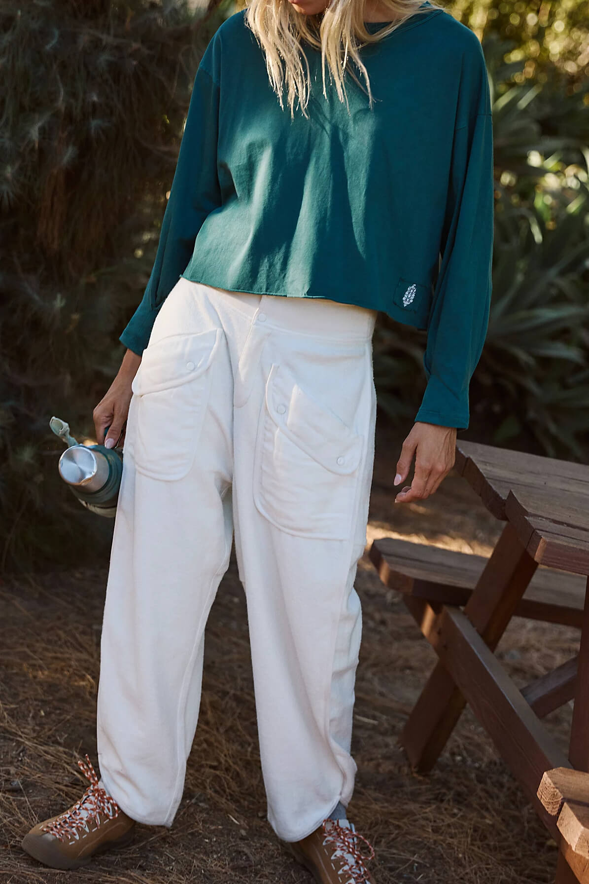 Free People Inspire Layer Long Sleeve in evergreen