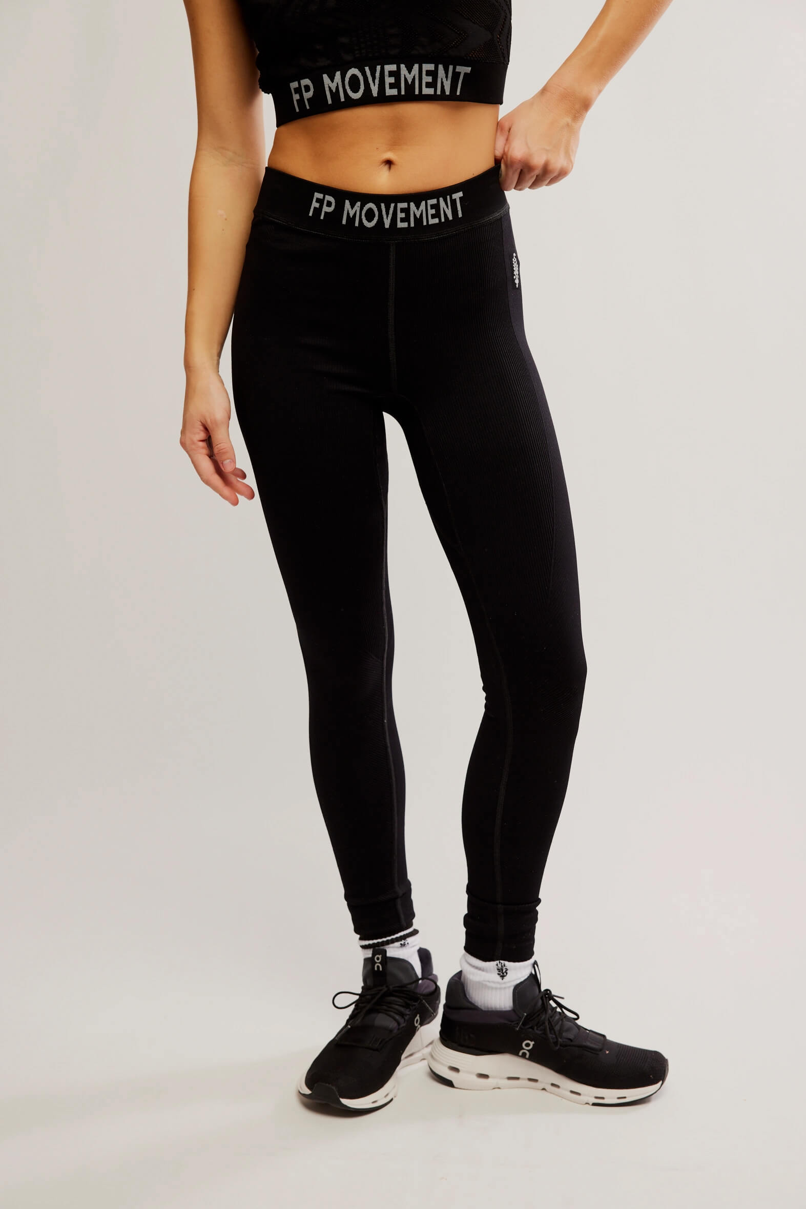 Free People long haul legging in black