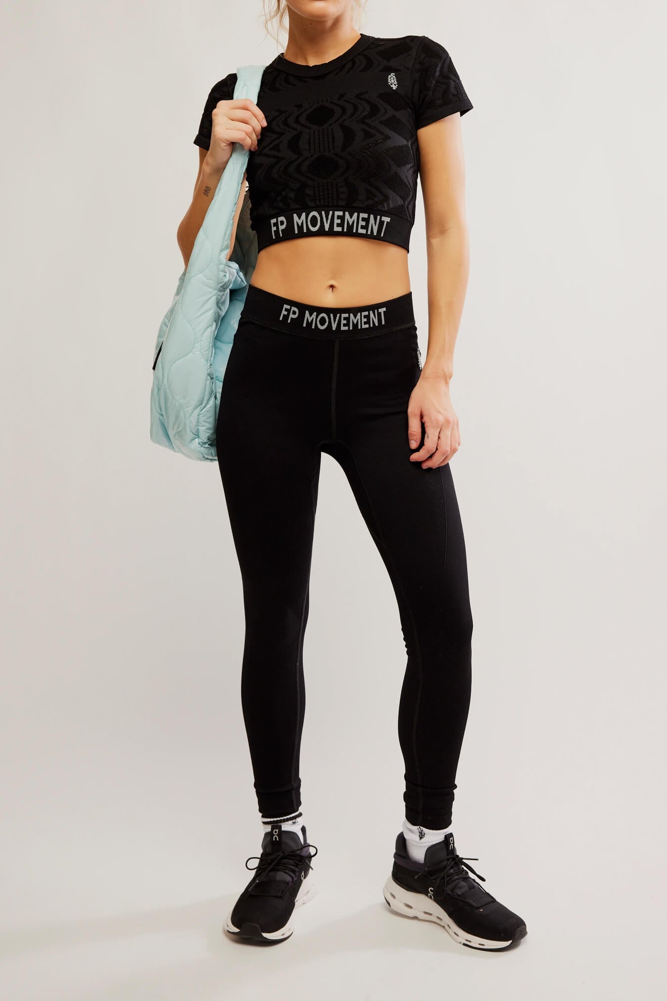 Free People long haul legging in black