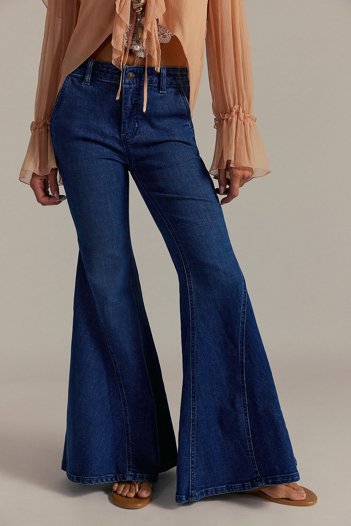 Free People Marque flare in kora