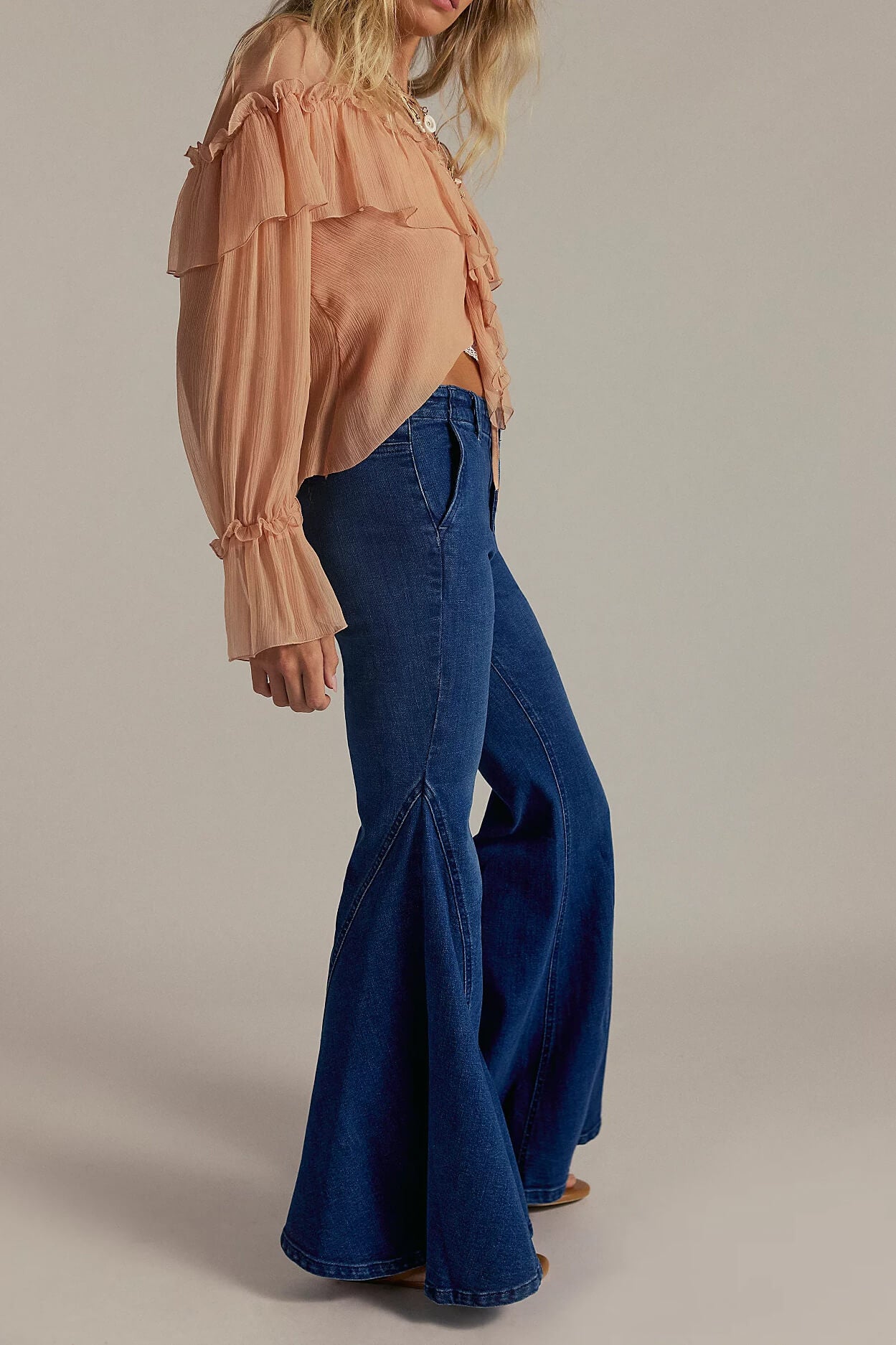 Free People Marque flare in kora