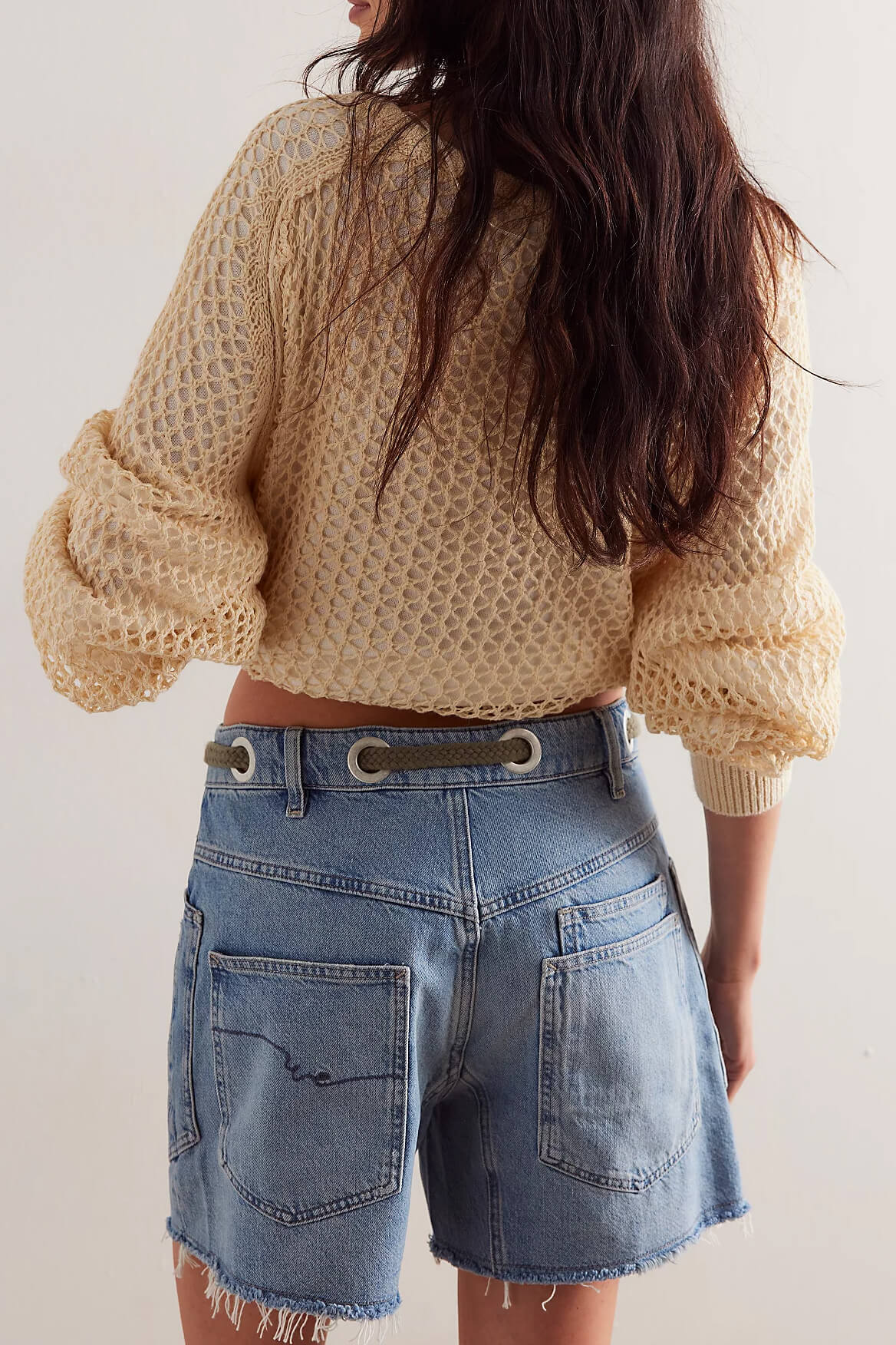 Free People moxie shorts in truest blue