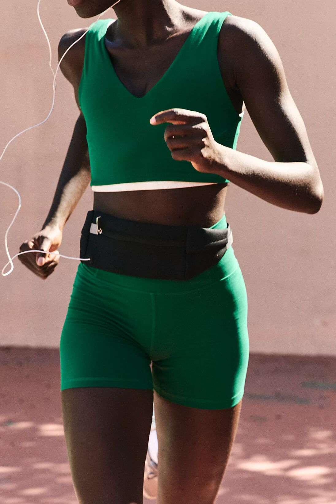 Free People never better crop cami in heritage green