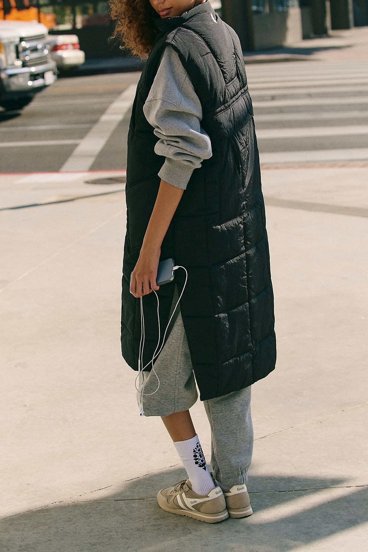 Free People On The Move Packable Vest in black