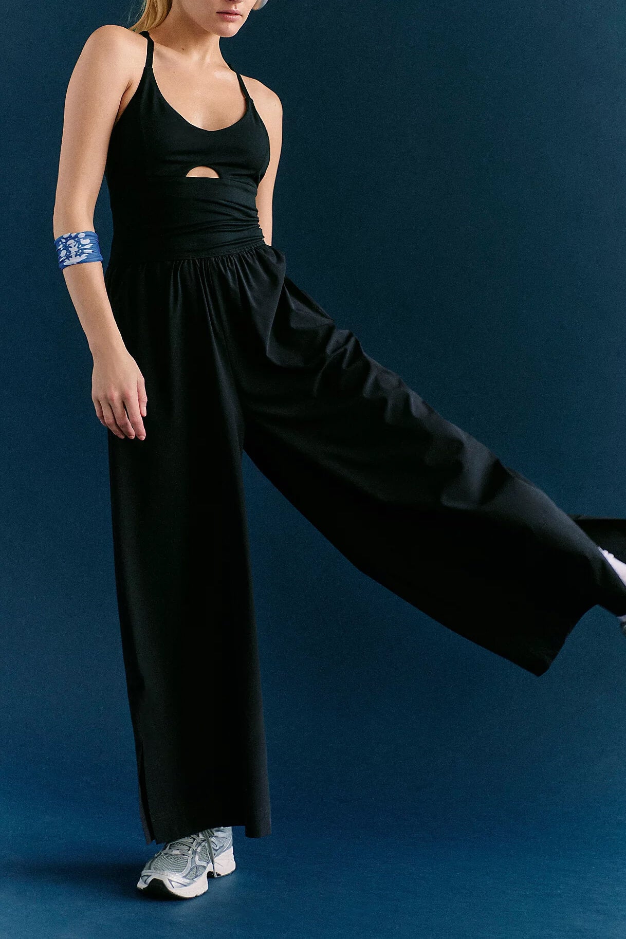 Free People Renewal Waves One Piece in black