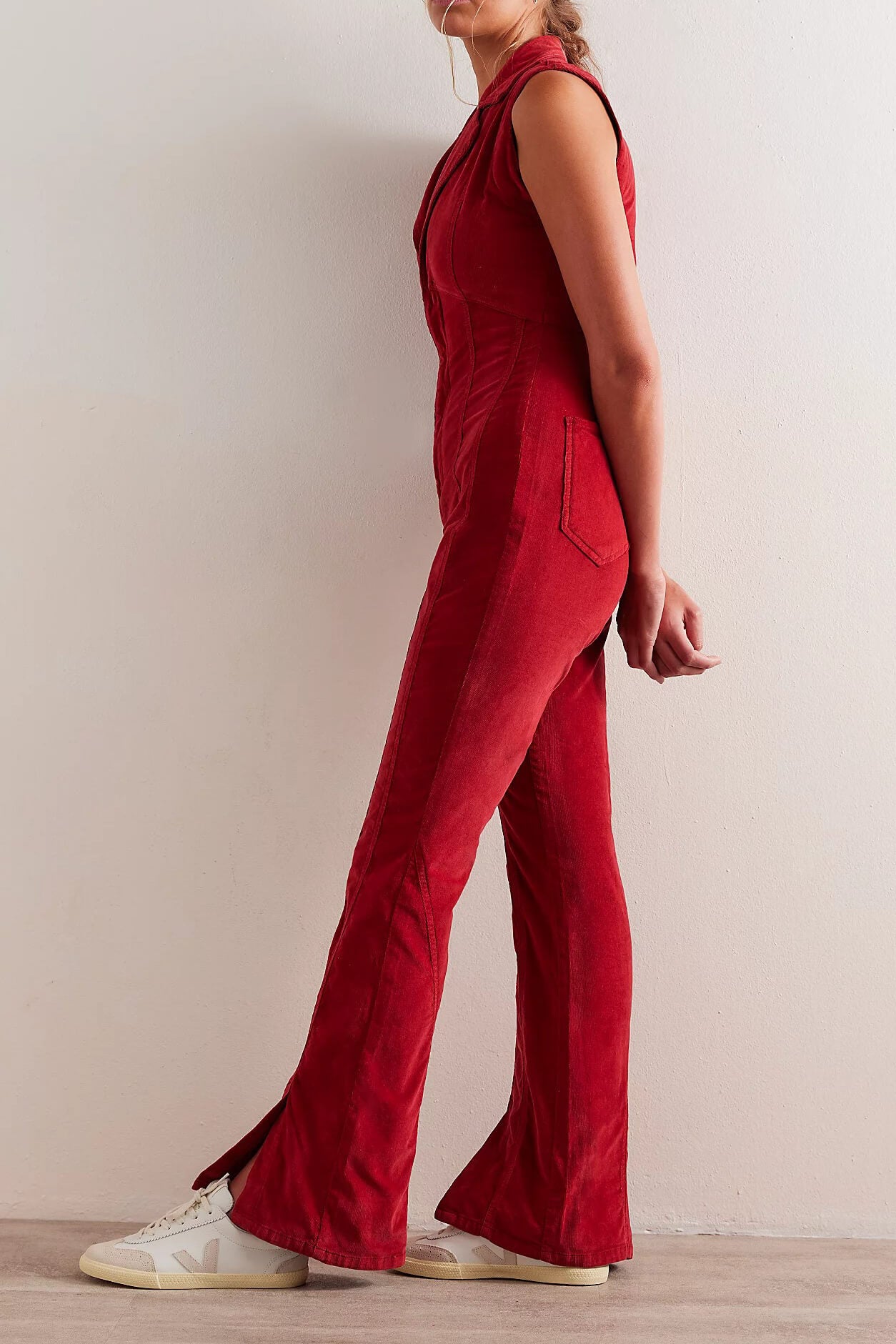 Free People Ring The Alarm One Piece in haute red