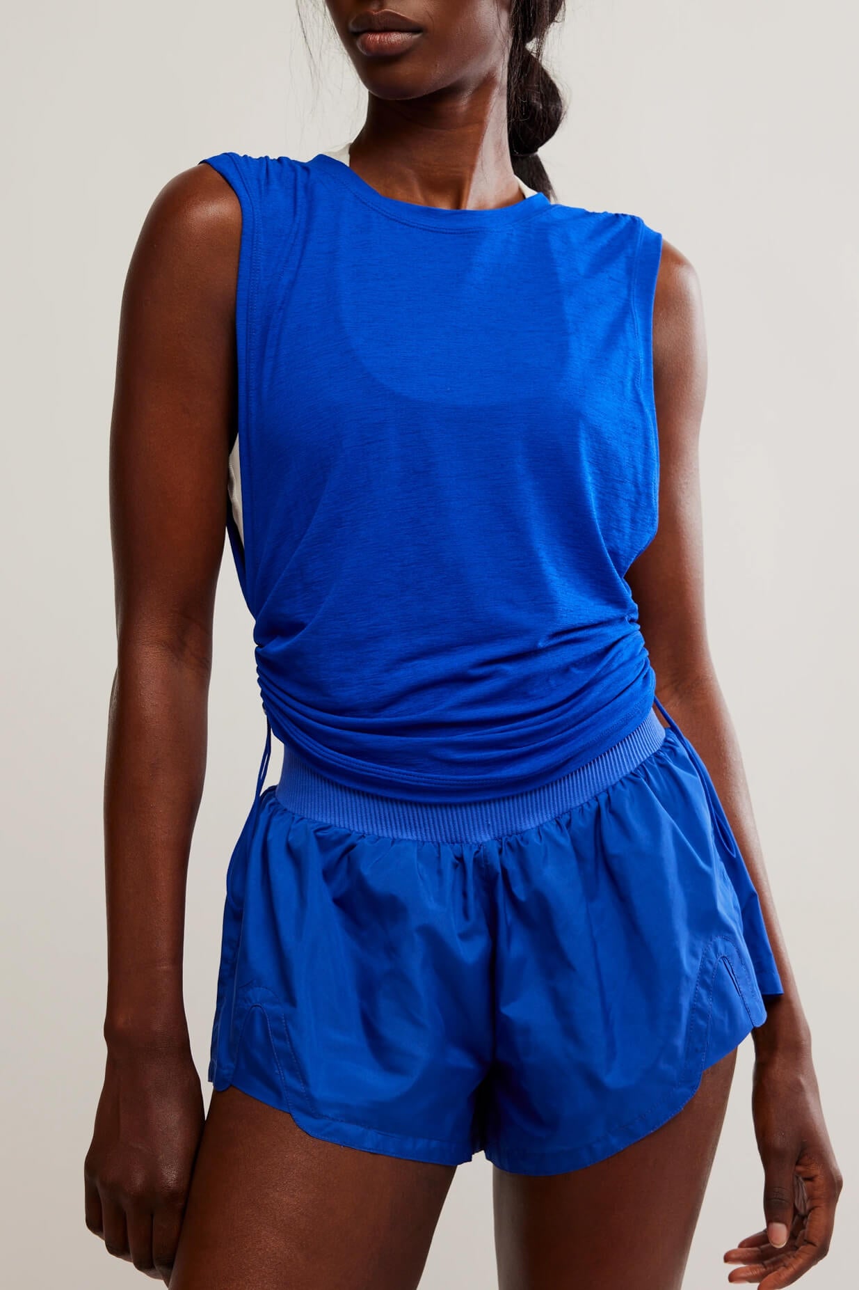 Free People sport mode muscle tee in electric shock