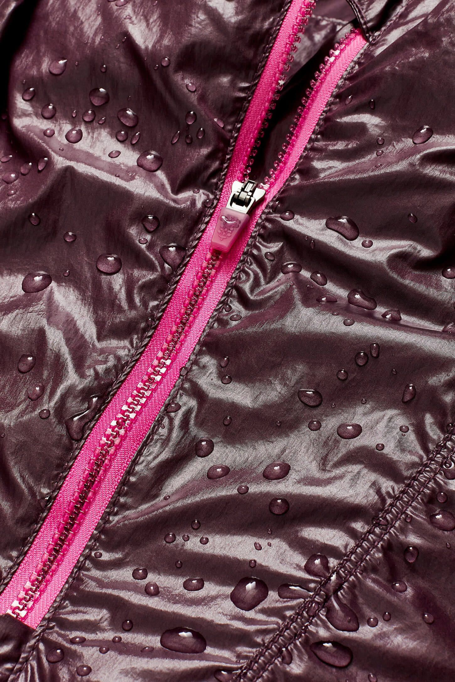 Free People spring showers solid rain jacket in black tea