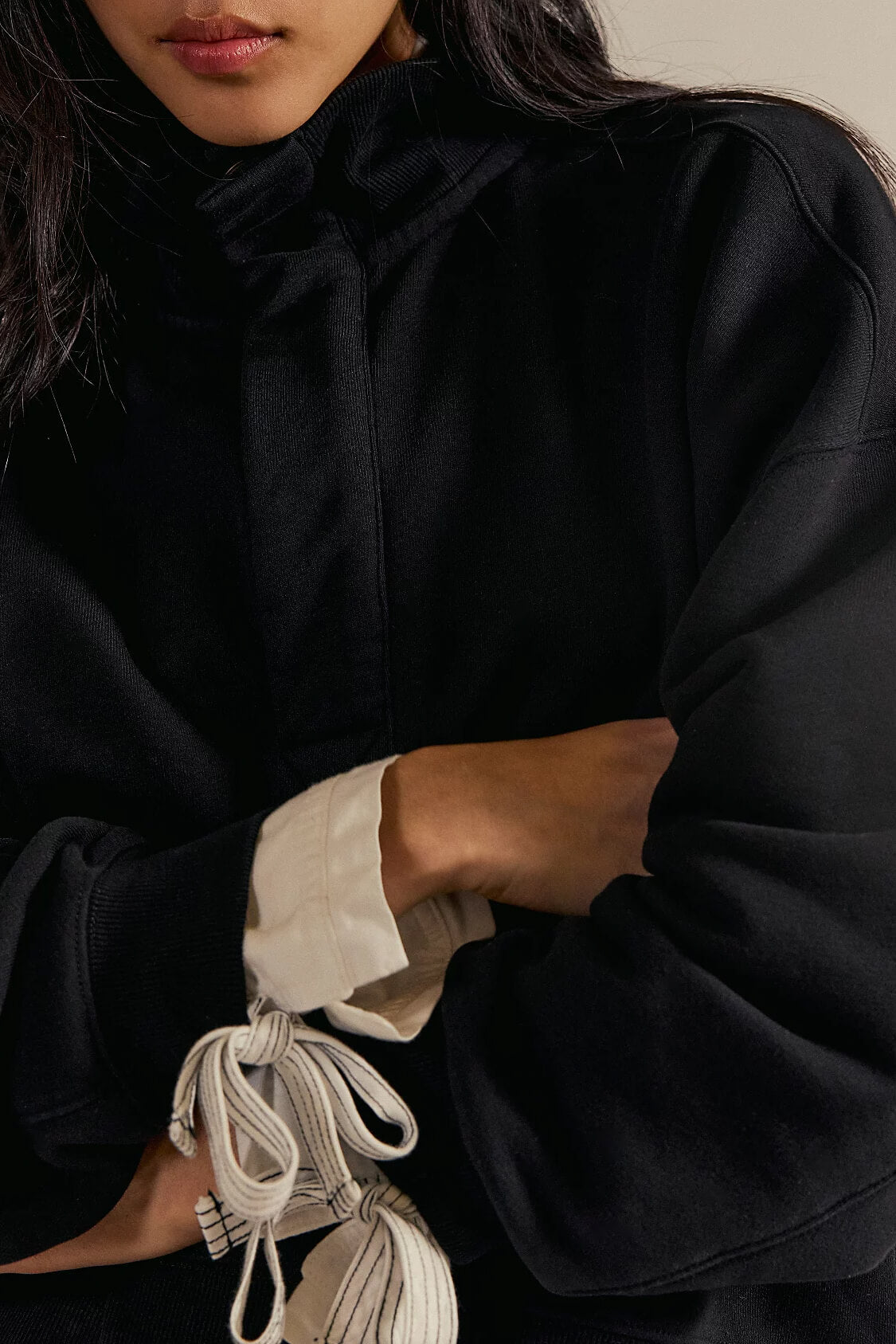 Free People Timeless Pullover in black