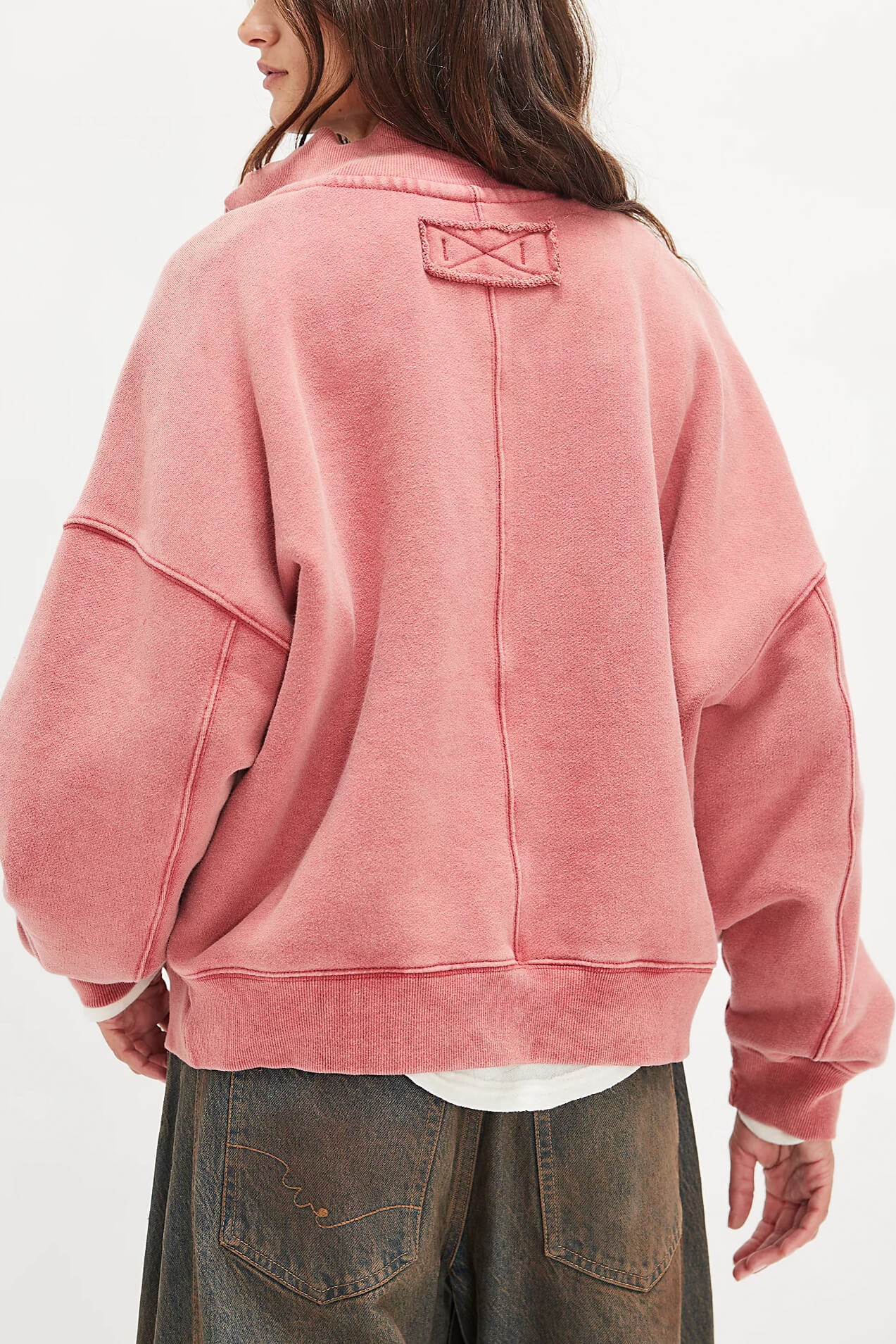 Free People Timeless Pullover in salsa