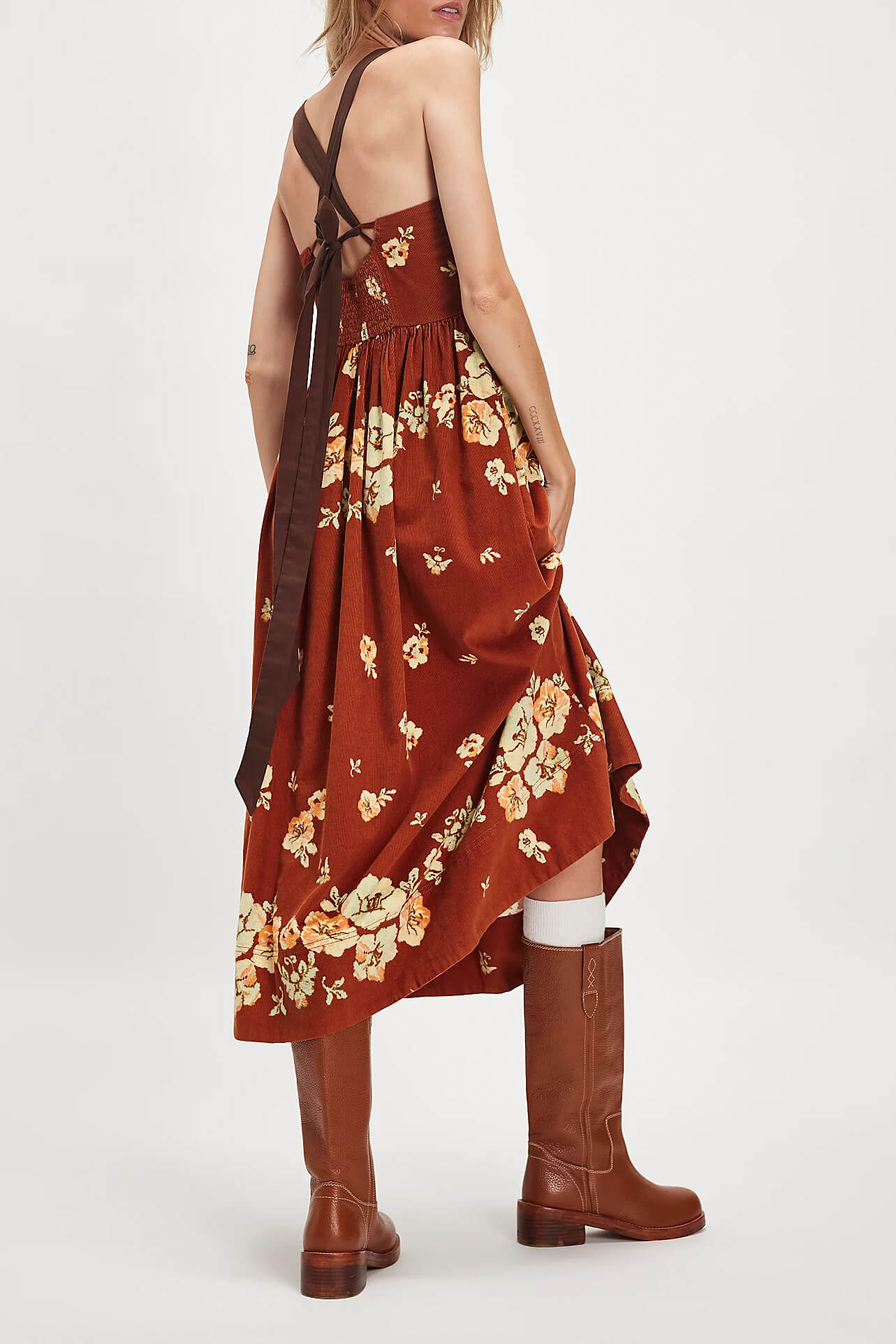 Free People Until Dawn Midi in cinnamon