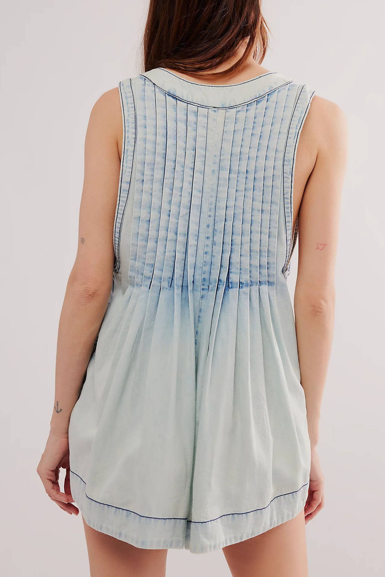 Free People Webster Romper in by the sea wash