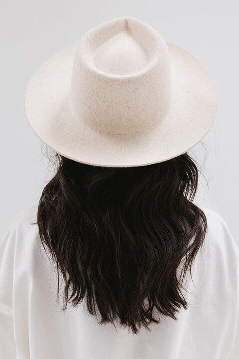 Gigi Pip zephyr rancher hat in mixed ivory