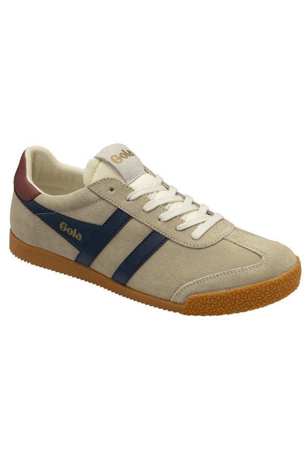 Gola Elan Shoe in bone navy red ochre