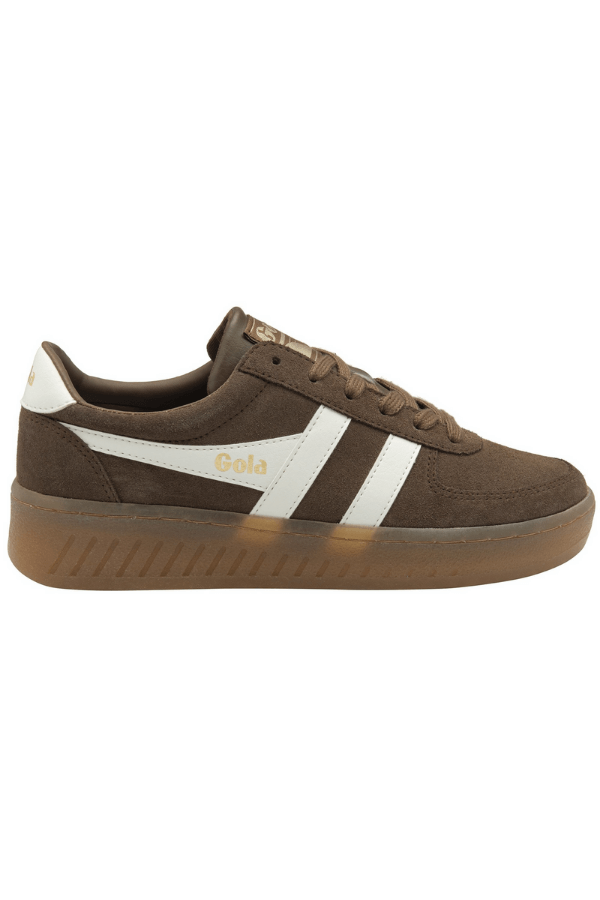 Gola Grandslam Shoe in otter off white and gum