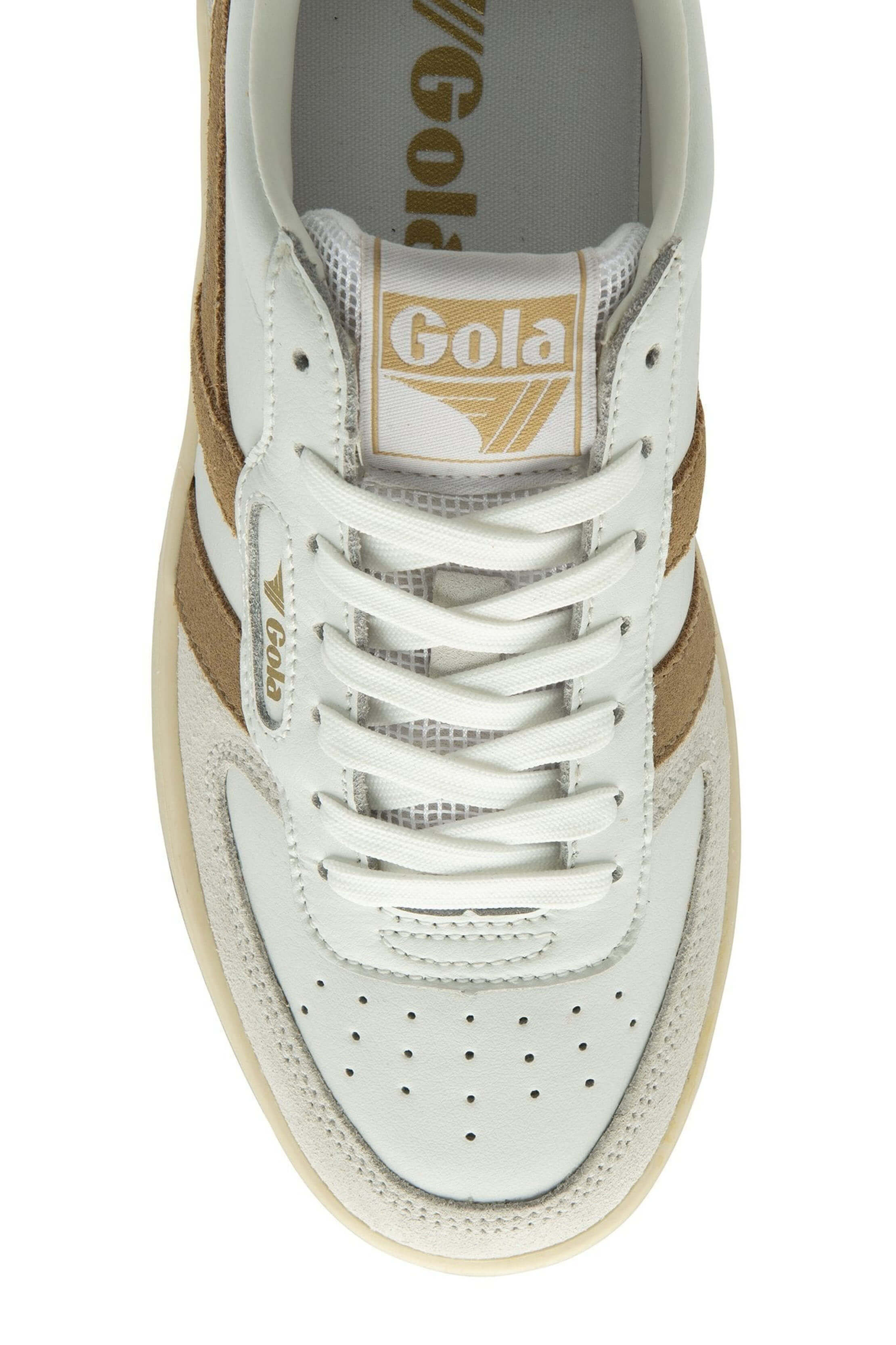 Gola hawk shoe in light caramel gold