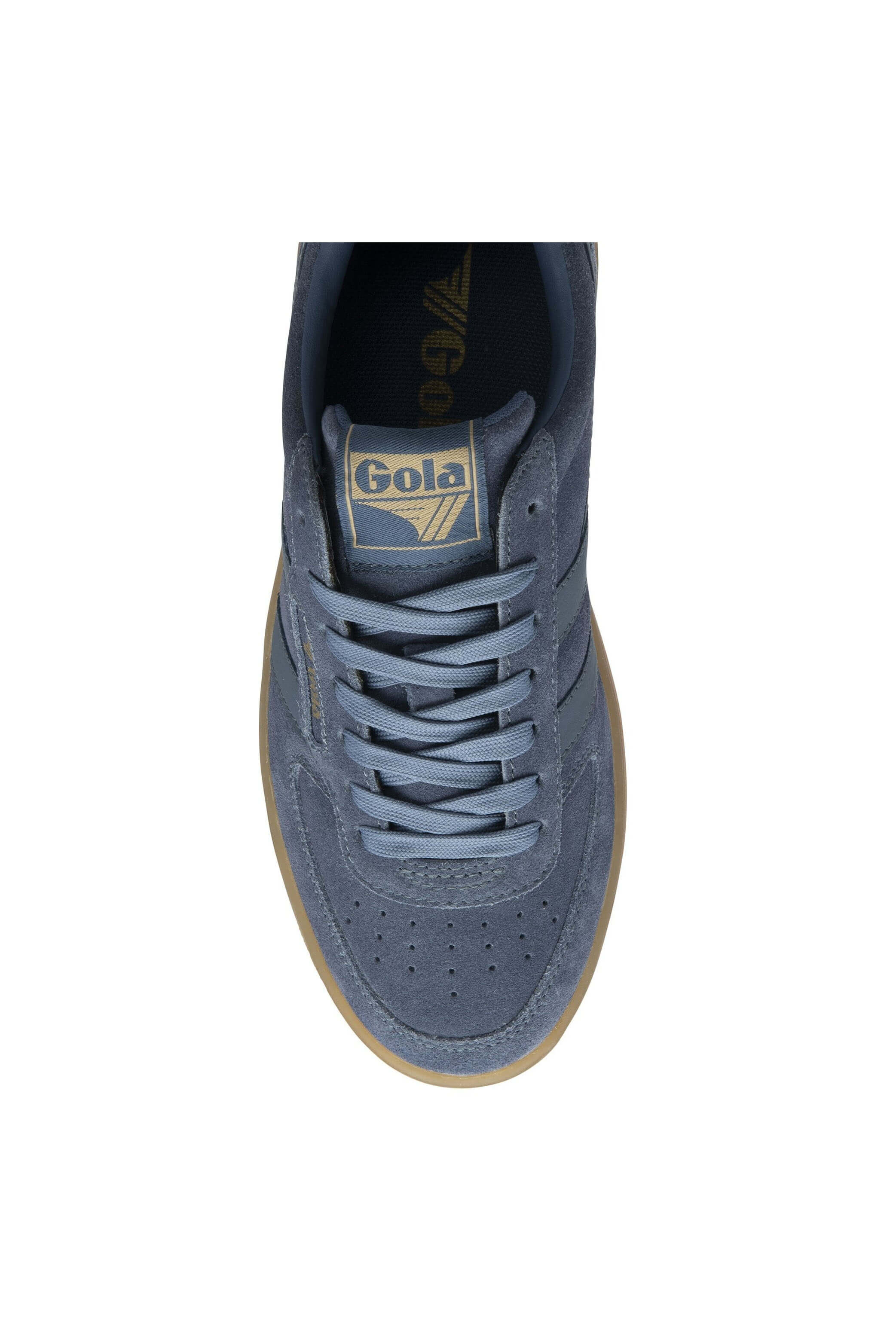 Gola hawk shoe in moonlight and gum