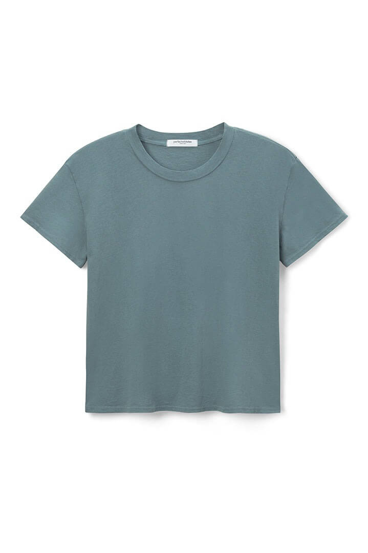 perfect white tee harley boxy crew stormy weather